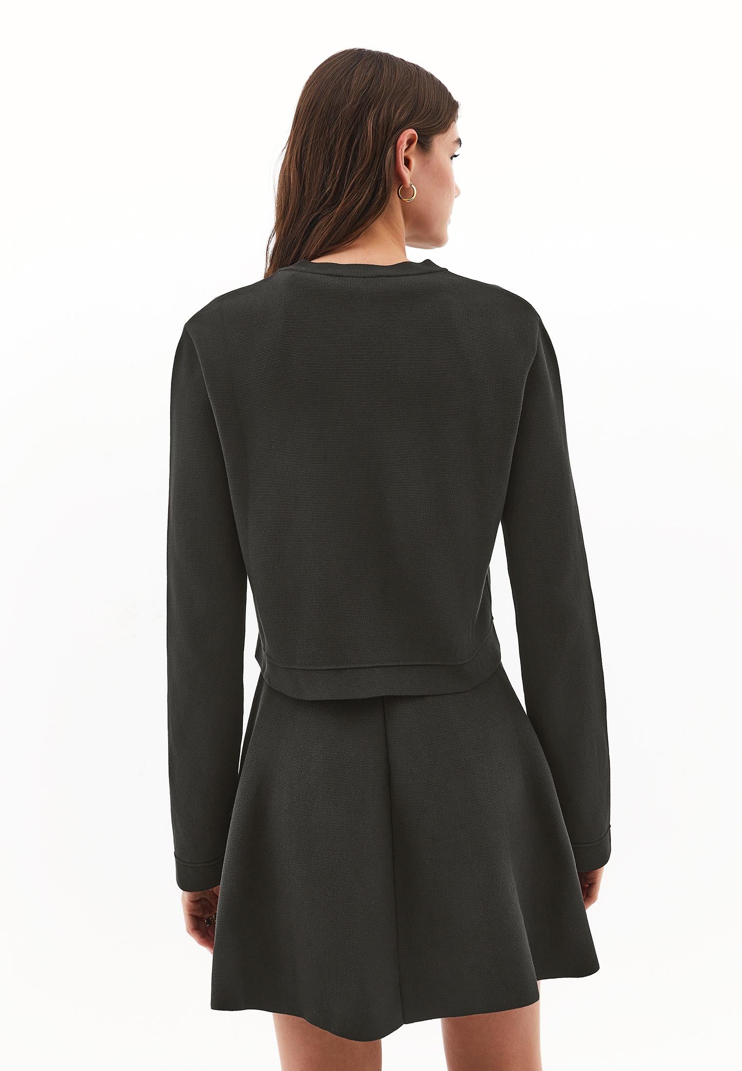 Short Cardigan With Button Details - PEAT