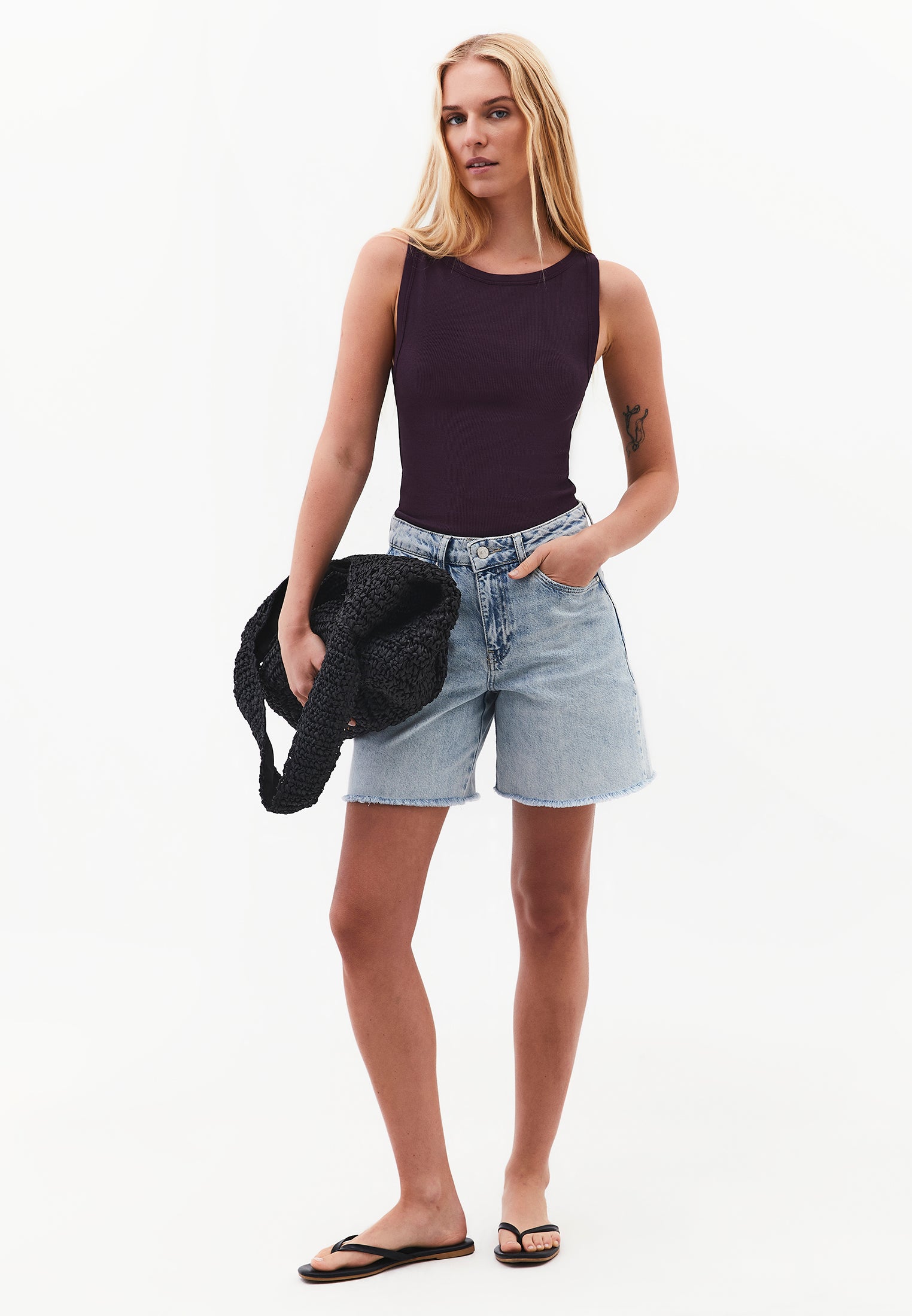 Boat Neck Tank Top - PLUM PERFECT