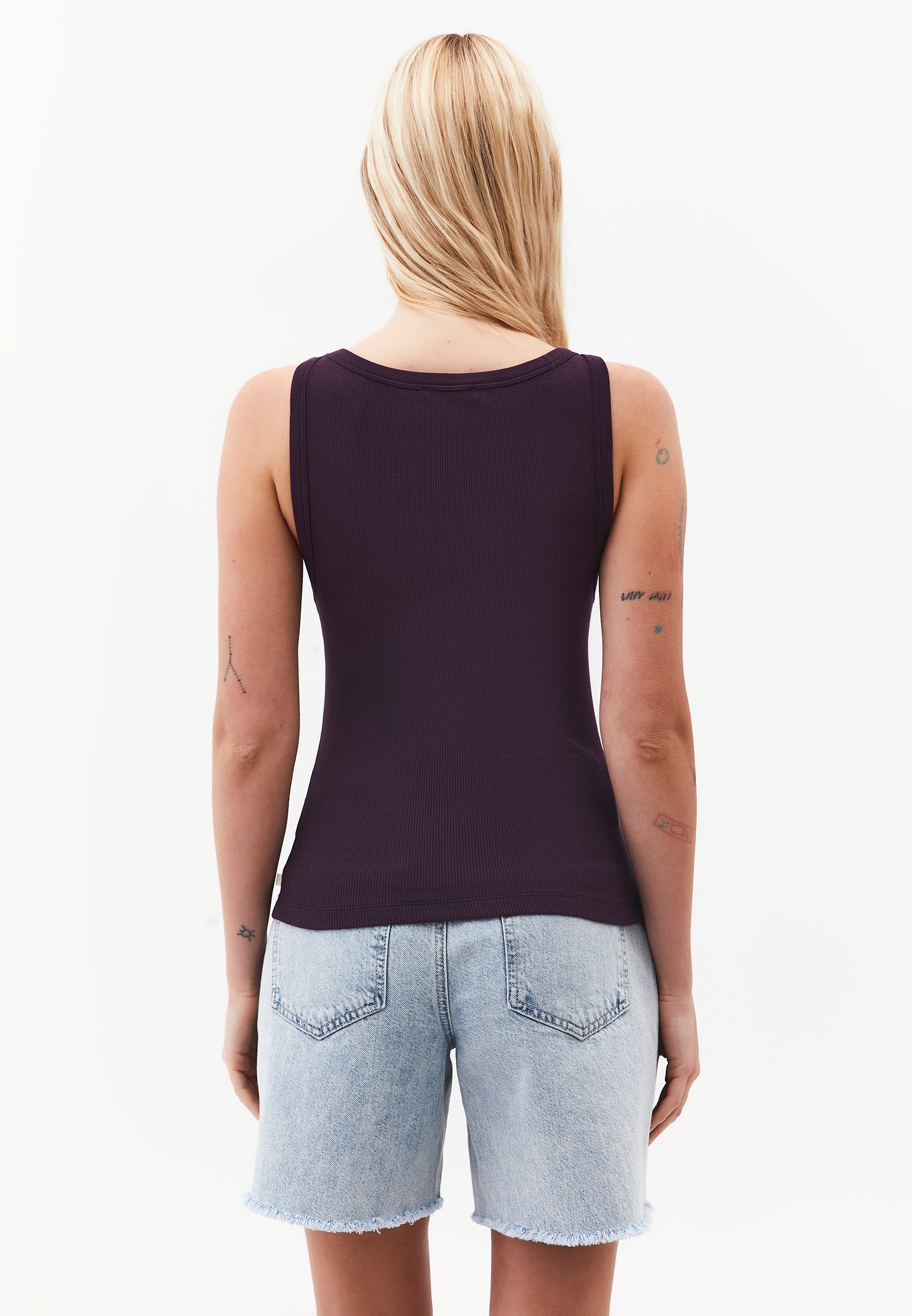 Boat Neck Tank Top - PLUM PERFECT