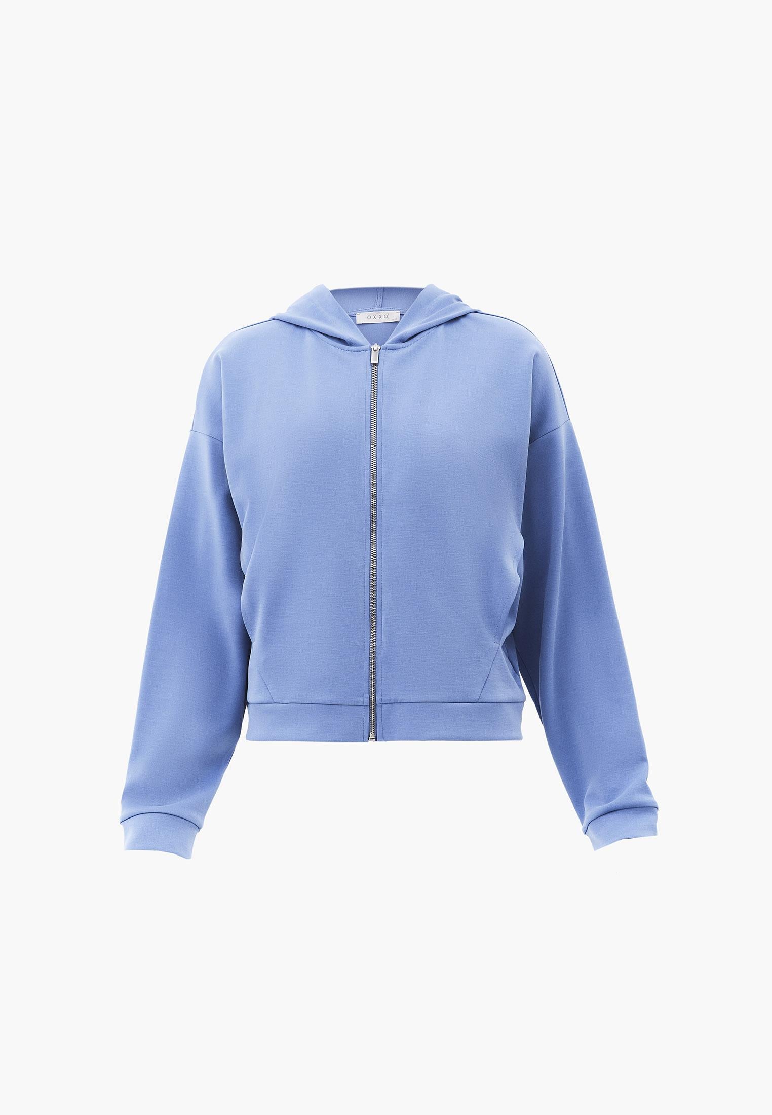 Long Sleeved Sweatshirt With Pocket Detail - QUIET HARBOR