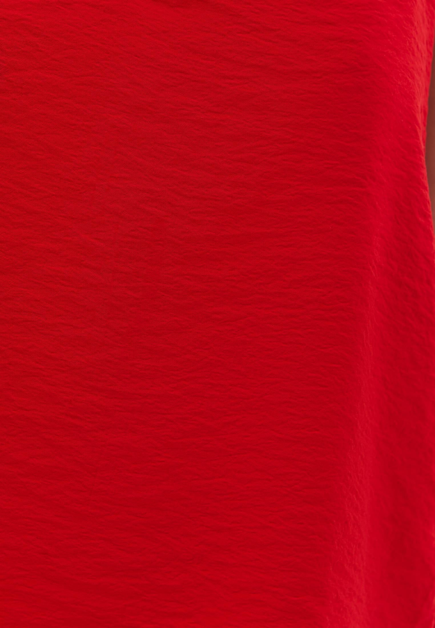 V-Neck Blouse - RACING RED