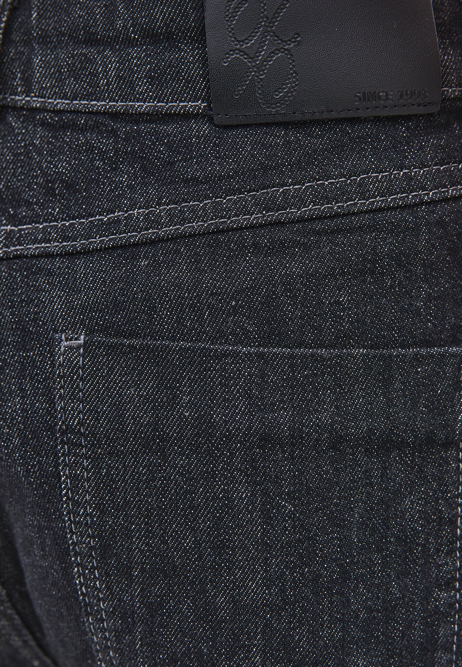 Ultra High Waist Wide Leg Pocket Detailed Pants - RAW DENIM