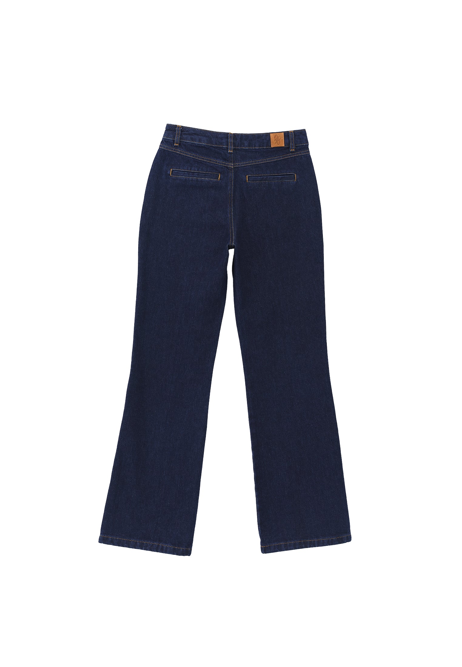 Spanish Leg Pocketed Denim Pants - RAW DENIM