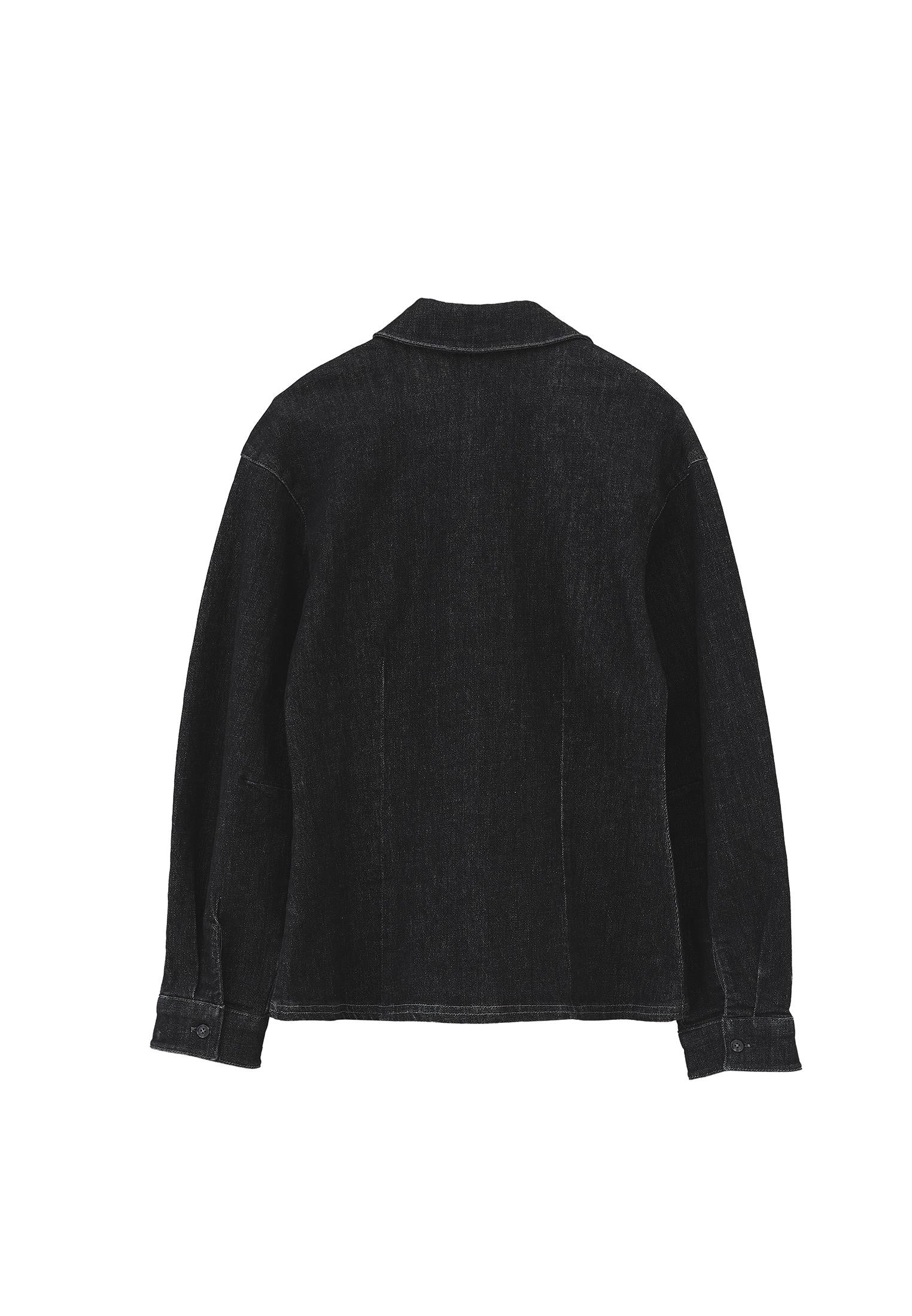 Buttoned Long Sleeve Shirt - RAW DENIM
