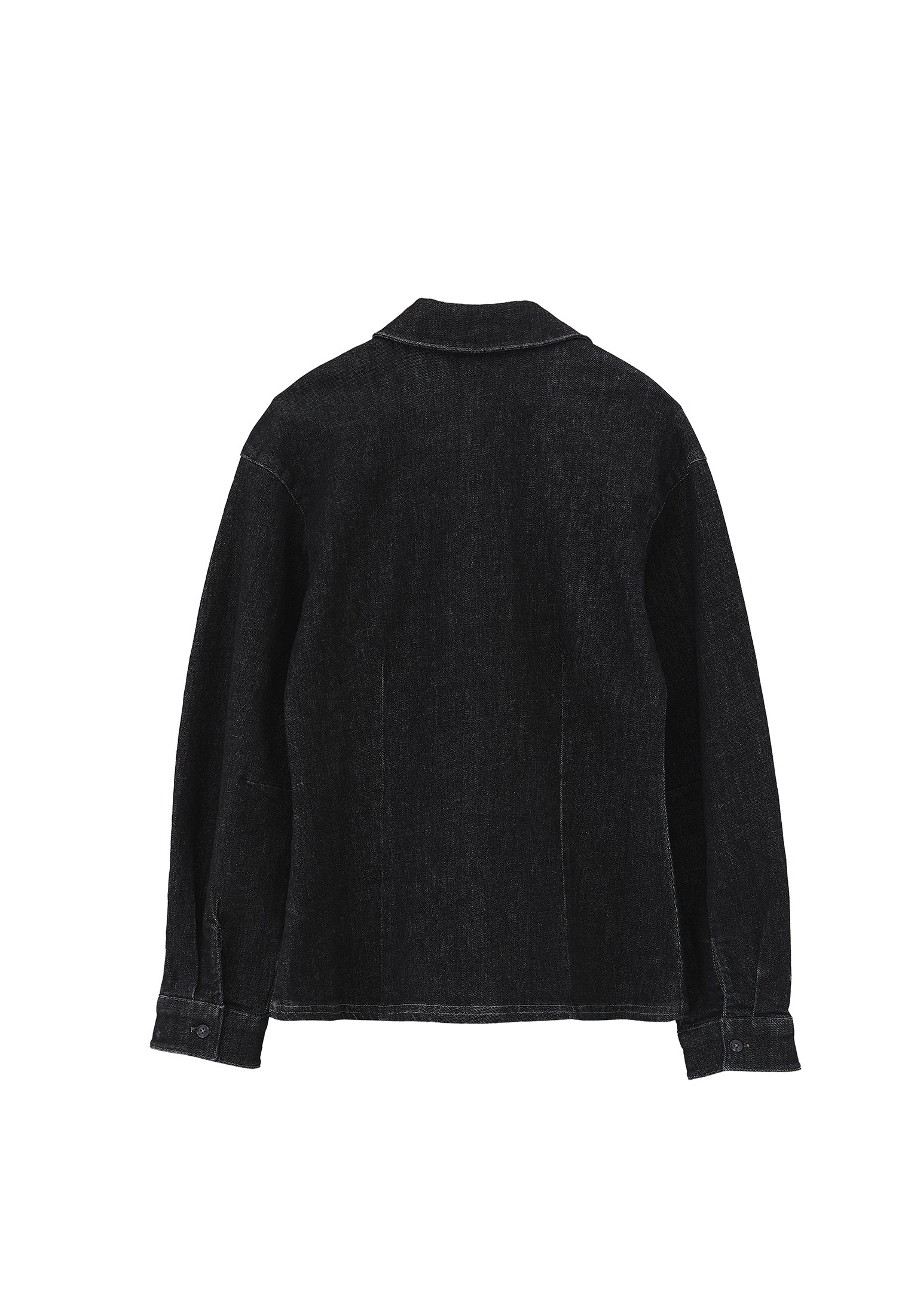 Buttoned Long Sleeve Shirt - RAW DENIM