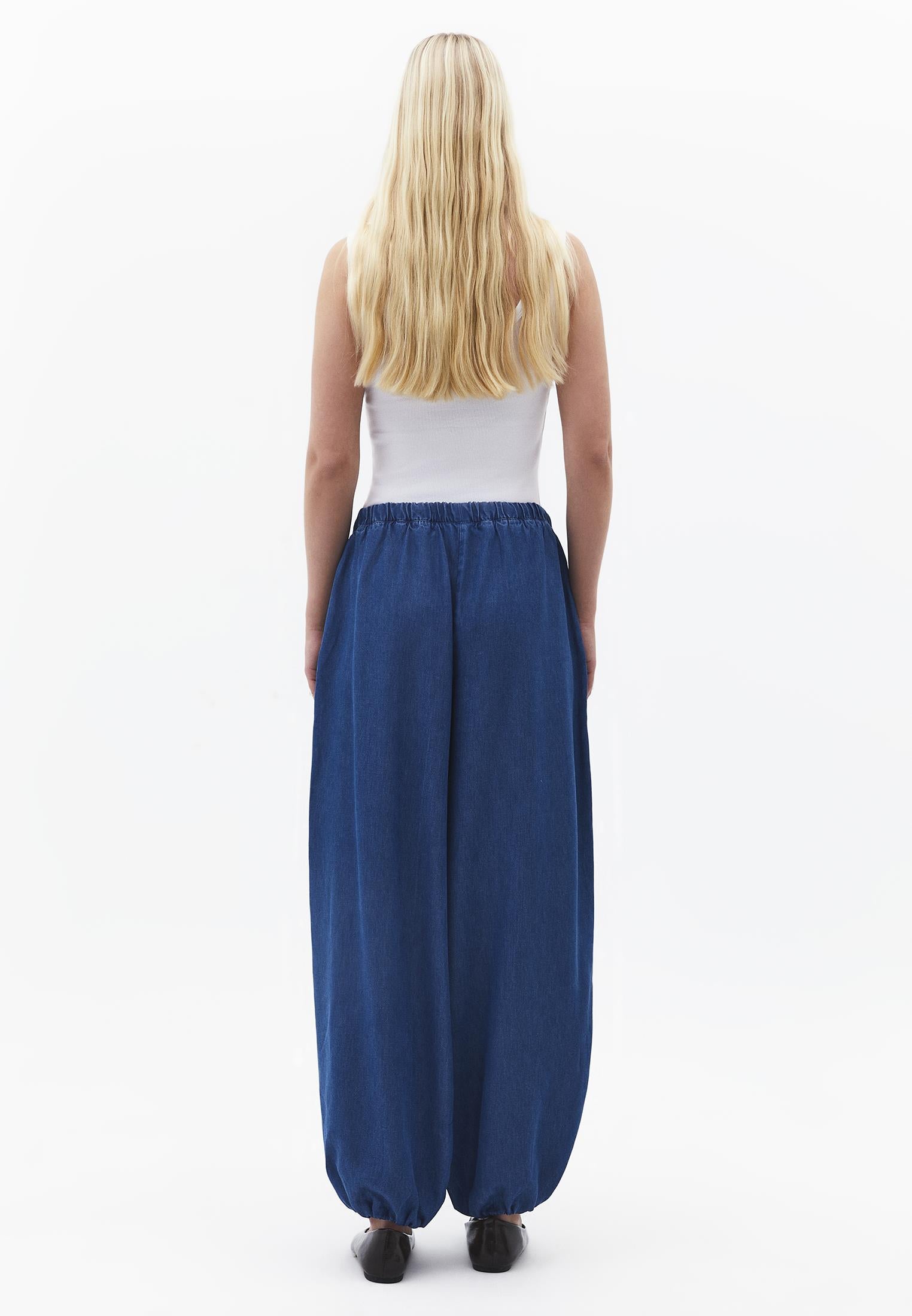 Balloon Form Jogger Jeans - RODEO BLUE DENIM