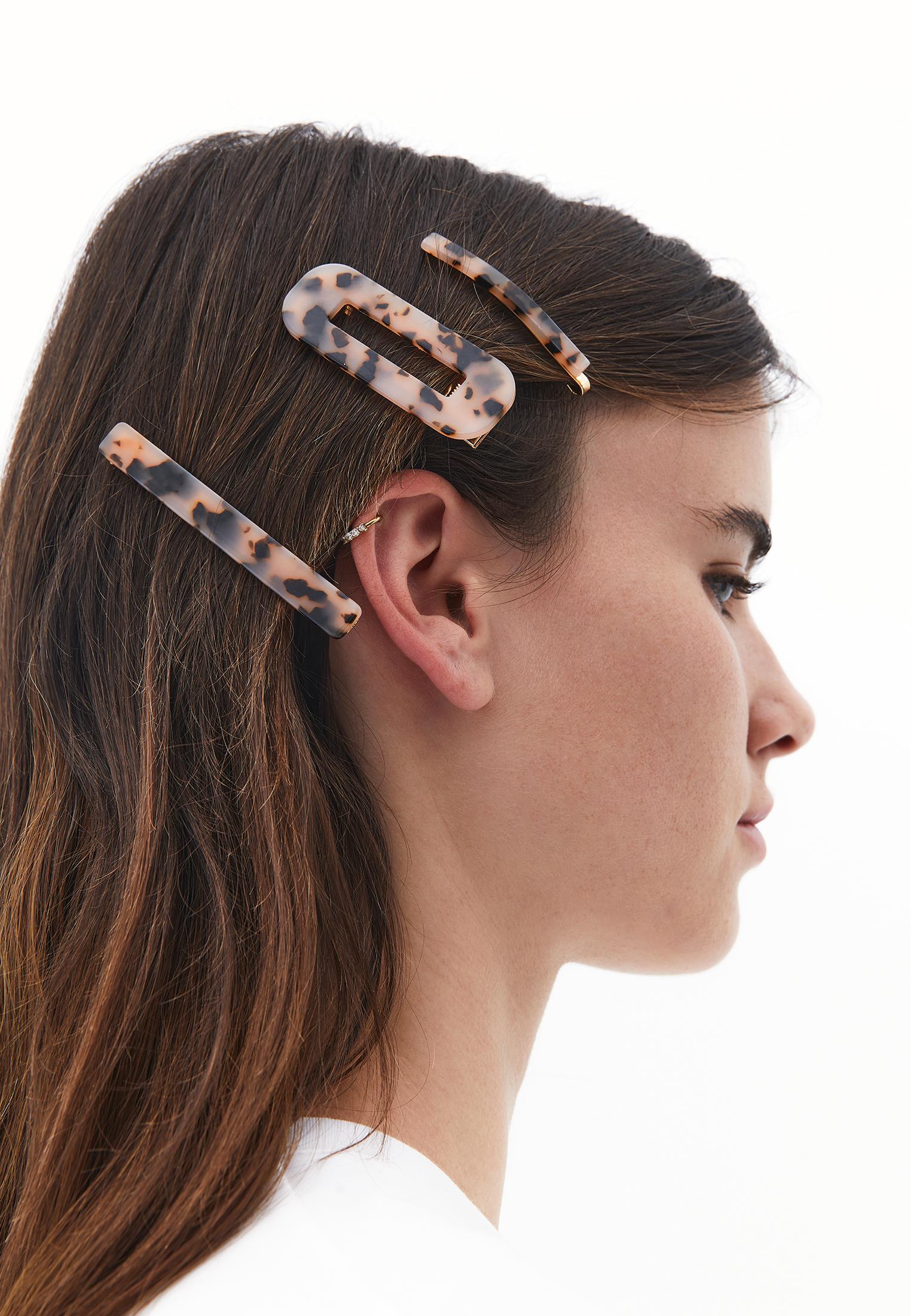 Hair Clip - ROSE SMOKE