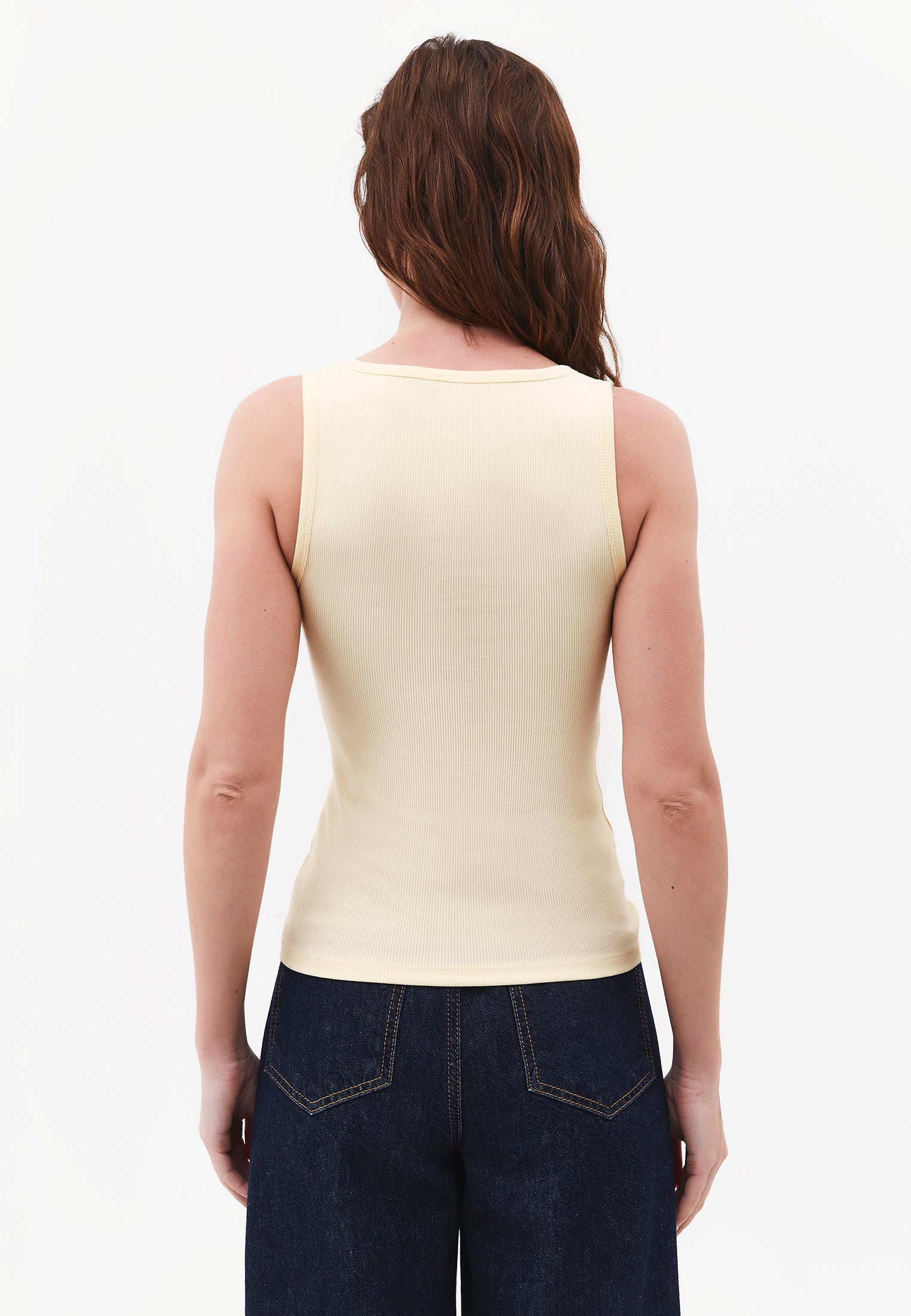 Square Neck Bodycon Tank Top - RUTABAGA