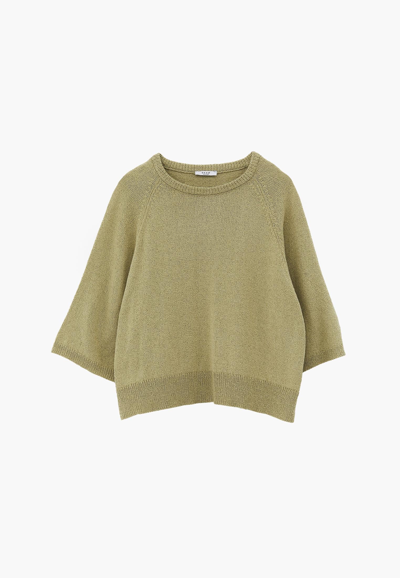 Raglan Sleeve Loose Fit Crew Neck Sweater - SAGE GREEN