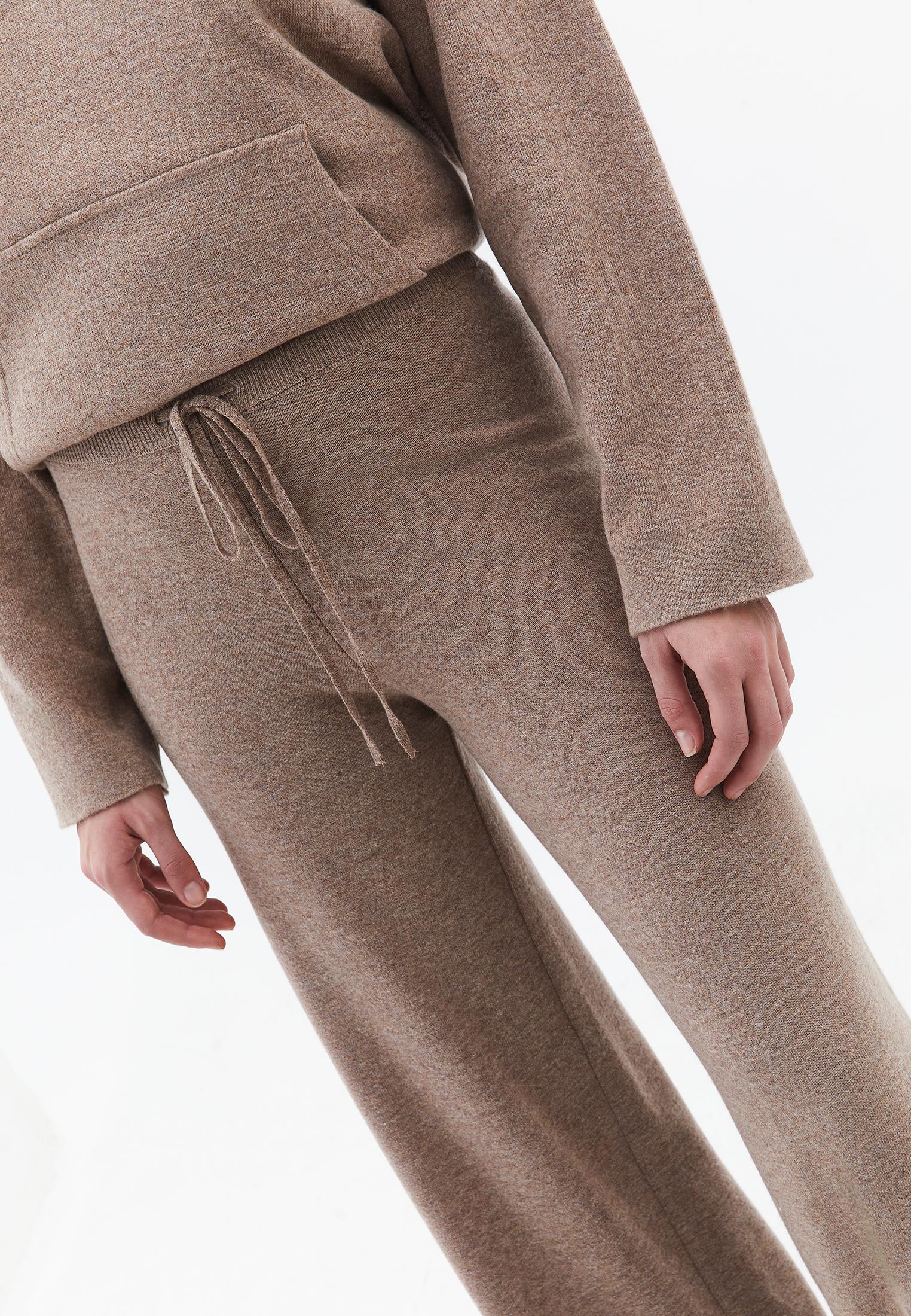 Straight Leg Normal Waist Long Pants - SAVANNAH TAN MELANGE
