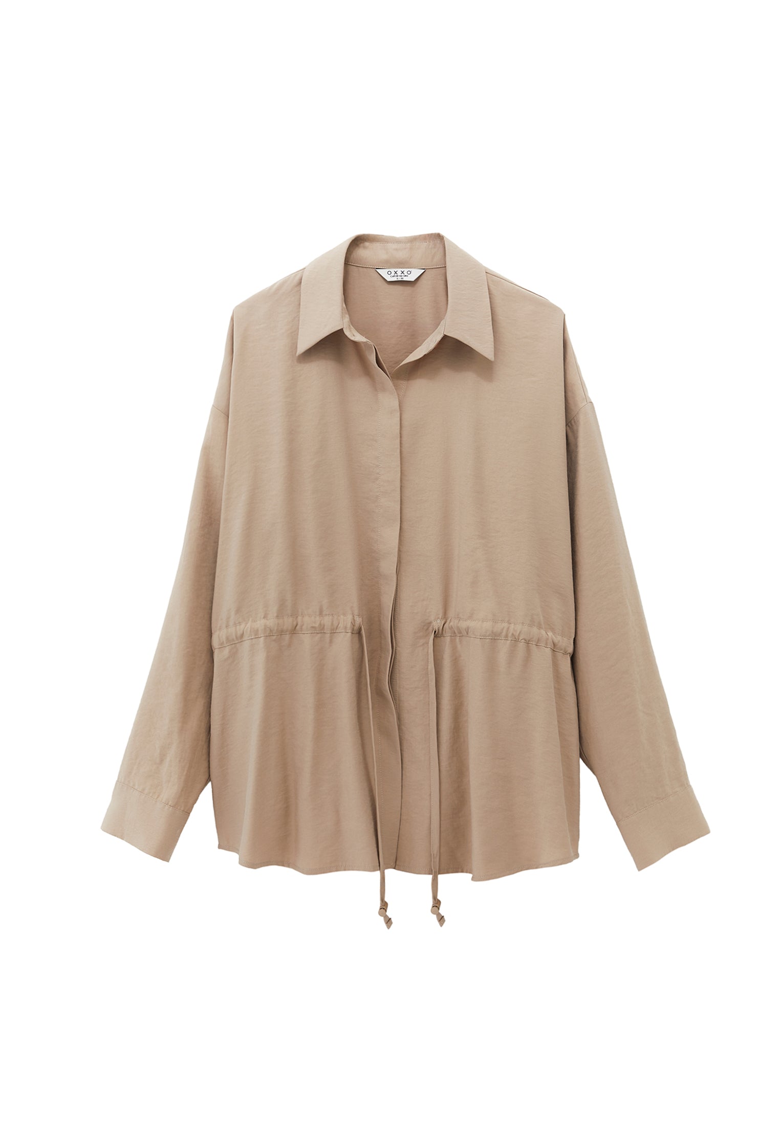 Oversize Tunic Shirt - SAVANNAH TAN