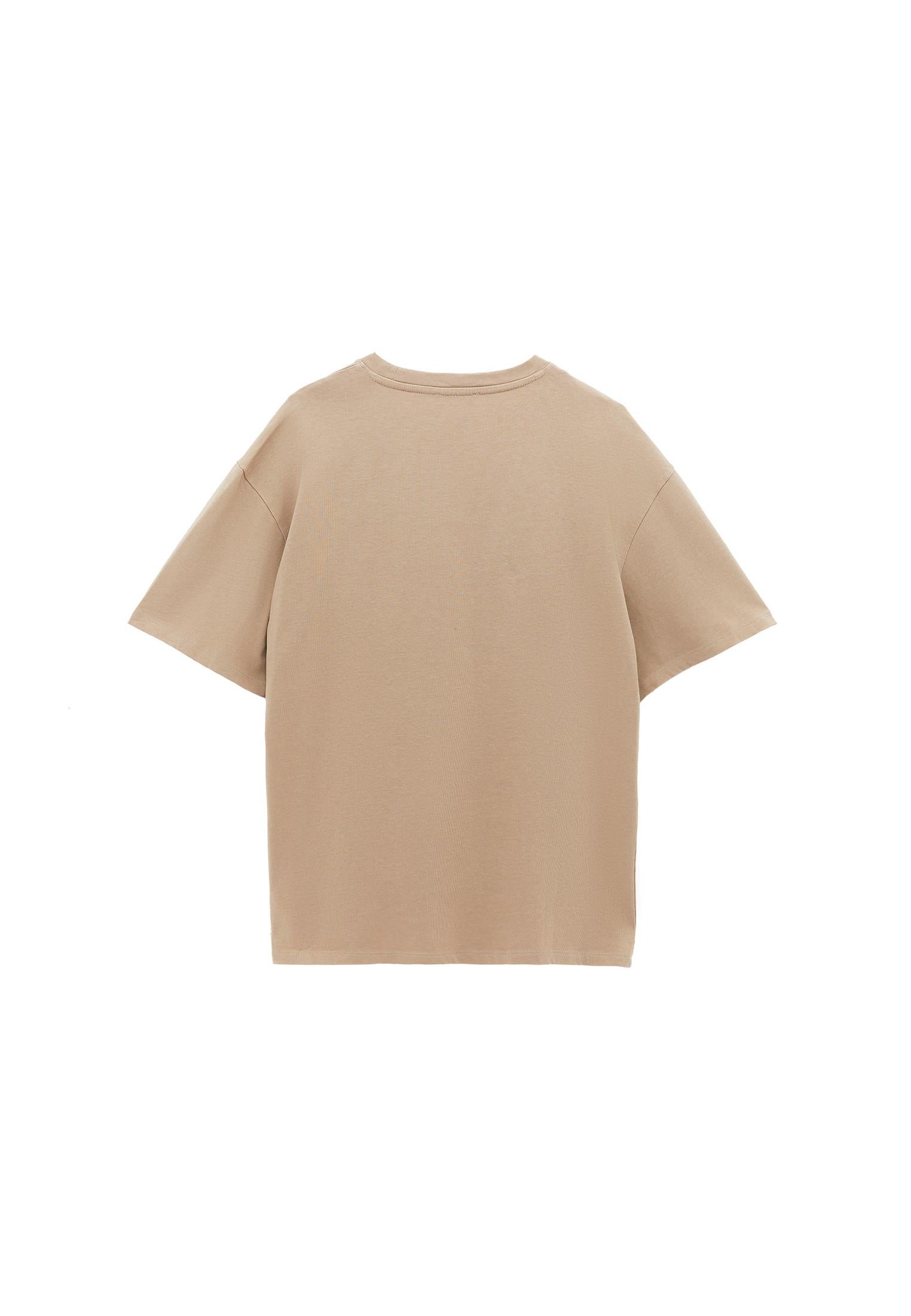 Oversize Printed T-Shirt - SAVANNAH TAN