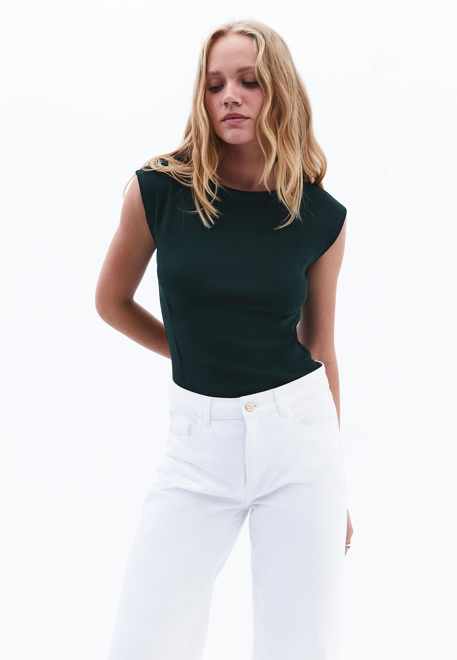 Boat Neck Short Sleeve T-Shirt - SCARAB
