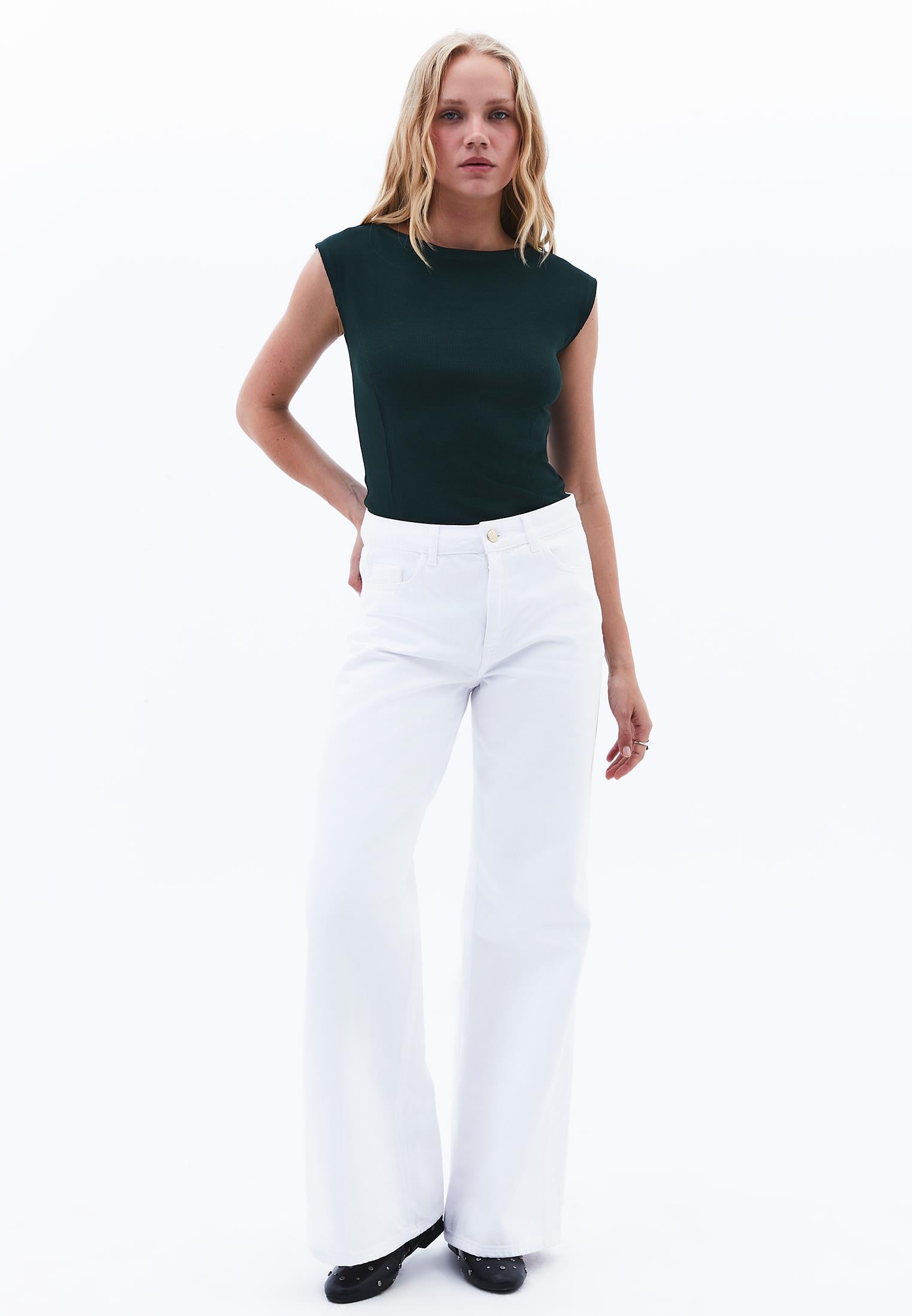 Boat Neck Short Sleeve T-Shirt - SCARAB