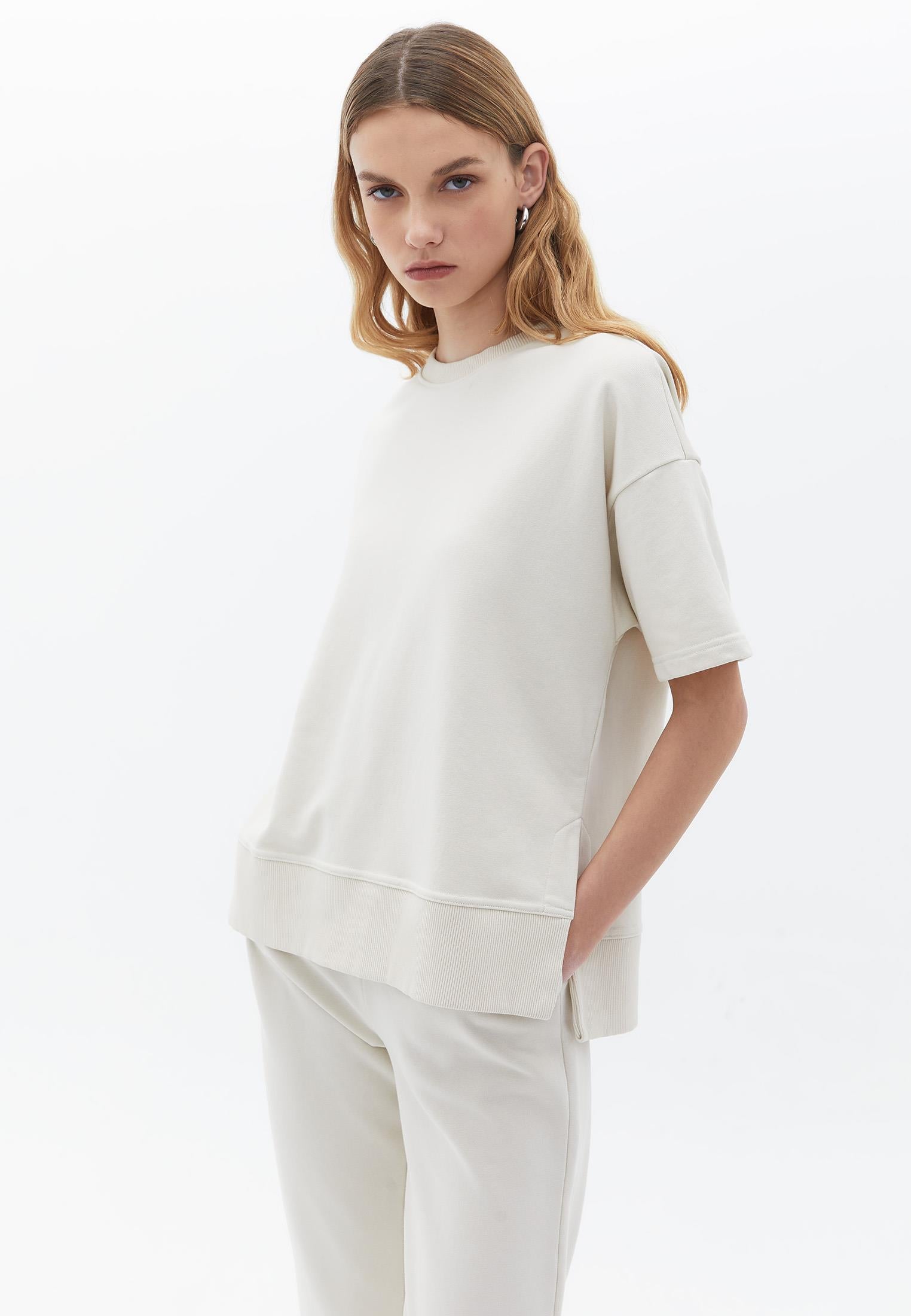 Sweatshirt Long Sleeved - SILVER BIRCH
