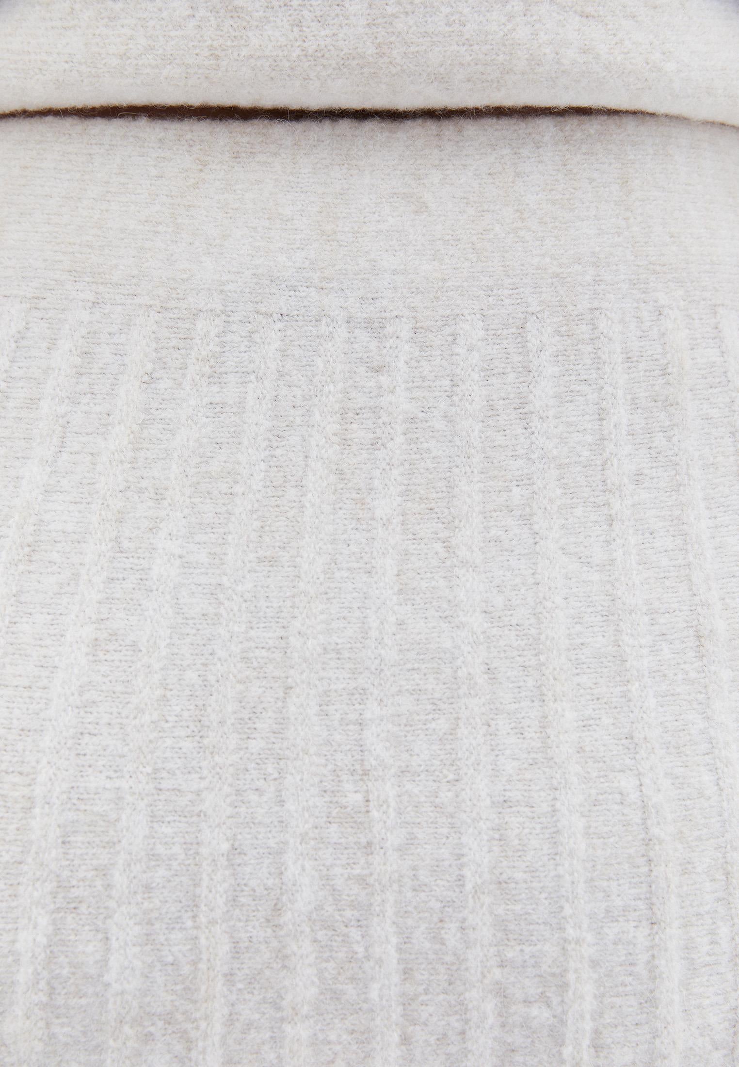 Knit Flared Pleated Short High Waist Skirt - SILVER BIRCH