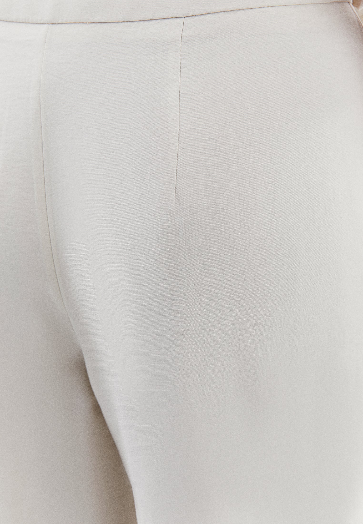 Ultra High Waist Belted Straight Leg Pants - SILVER BIRCH