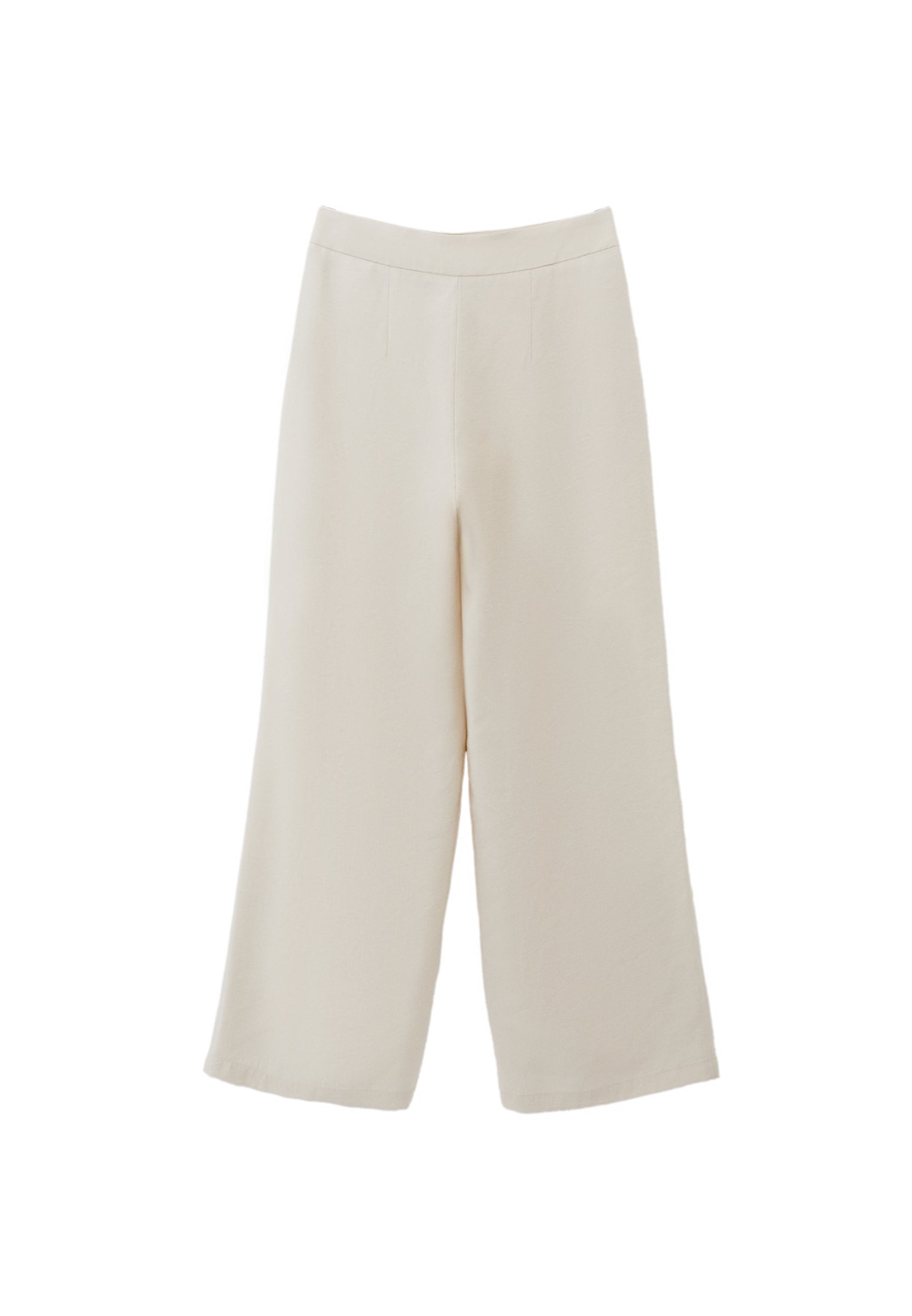 Ultra High Waist Belted Straight Leg Pants - SILVER BIRCH