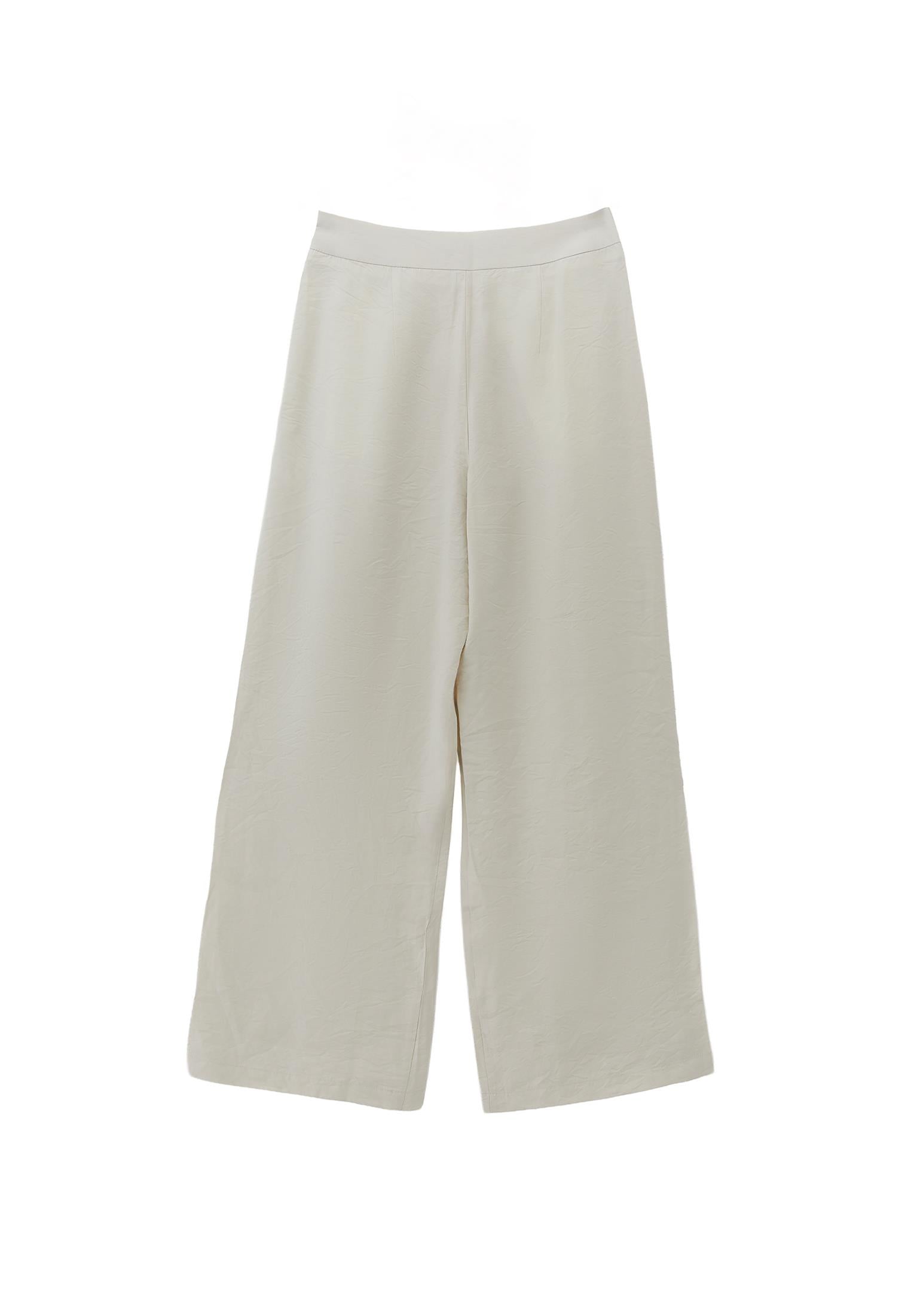 Ultra High Waist Modal Pants - SILVER BIRCH