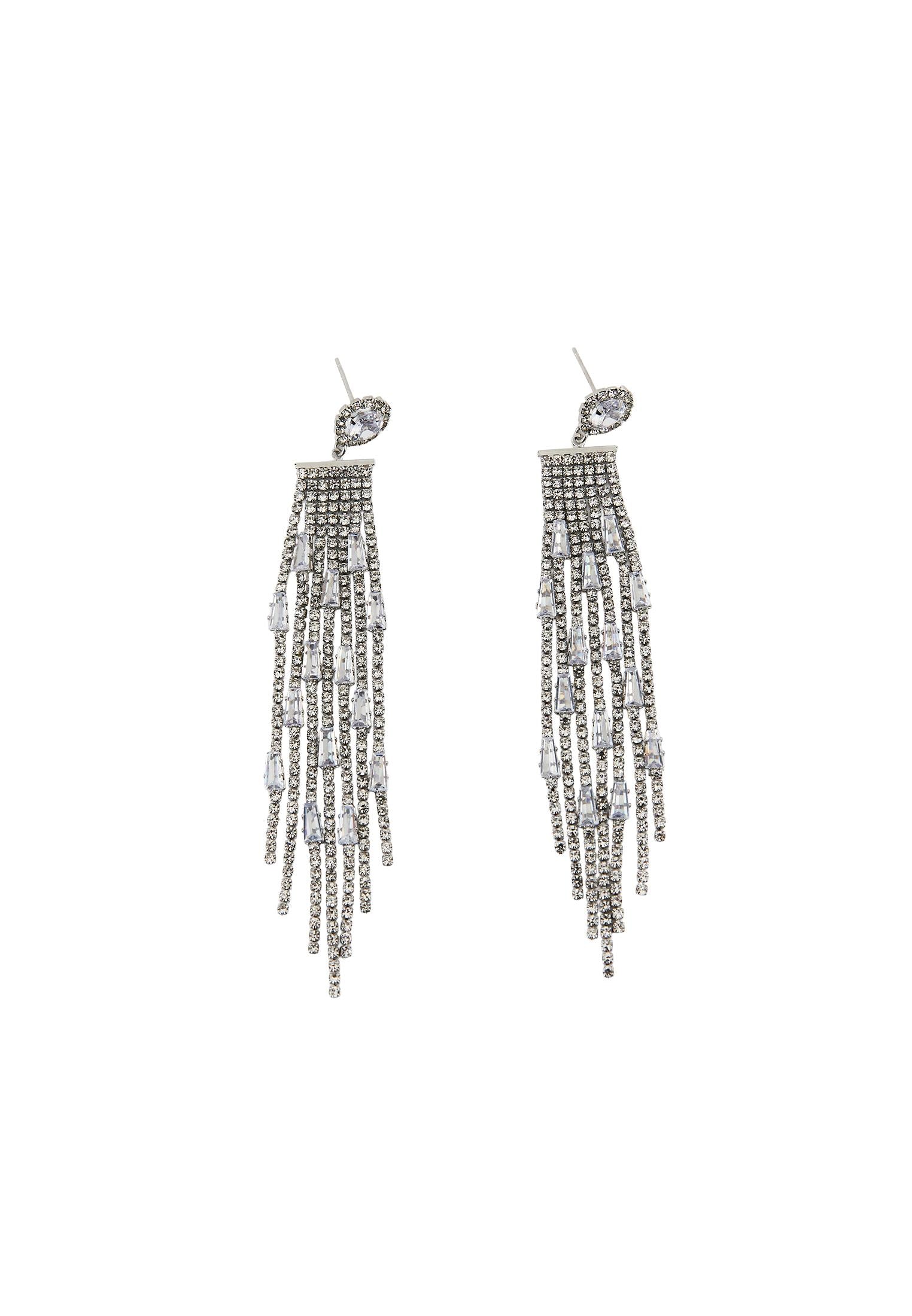 Earring In Serene Form - SILVER