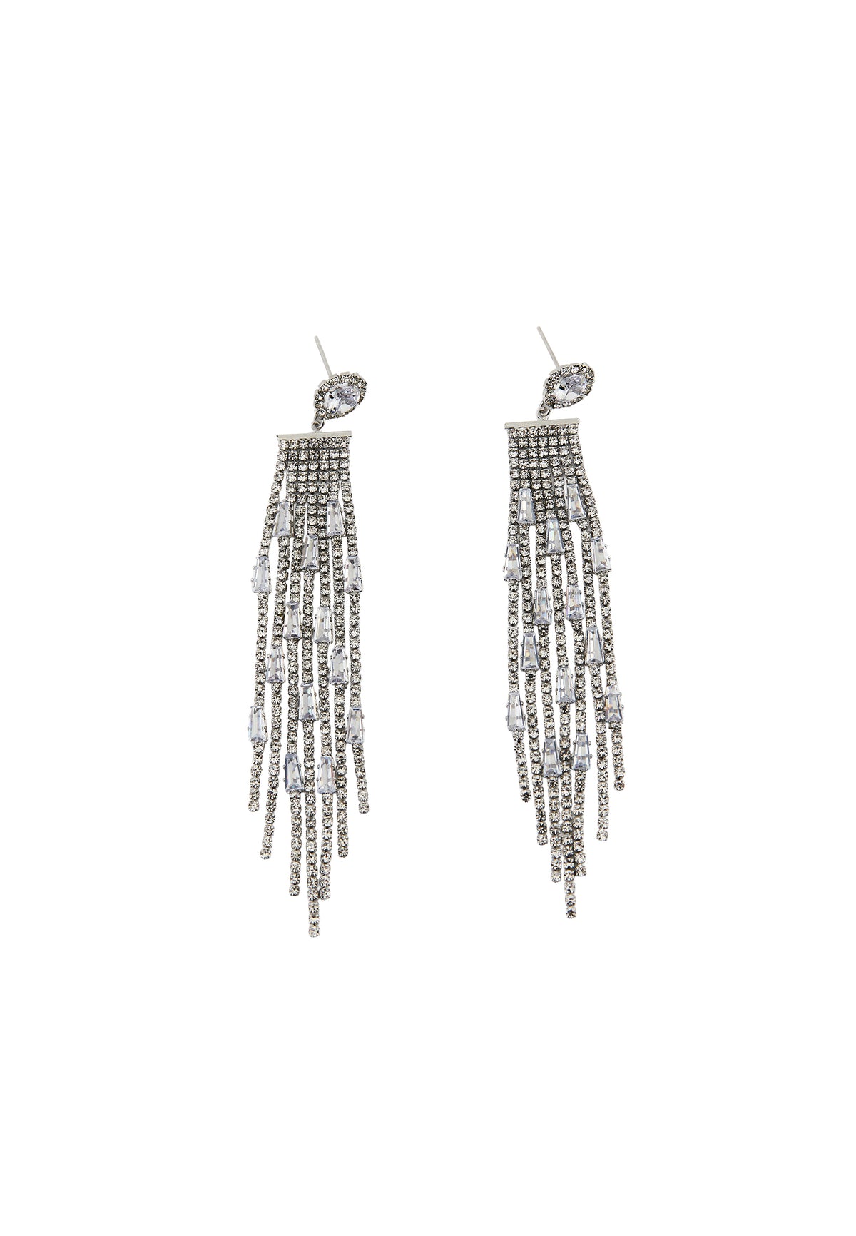 Earring In Serene Form - SILVER