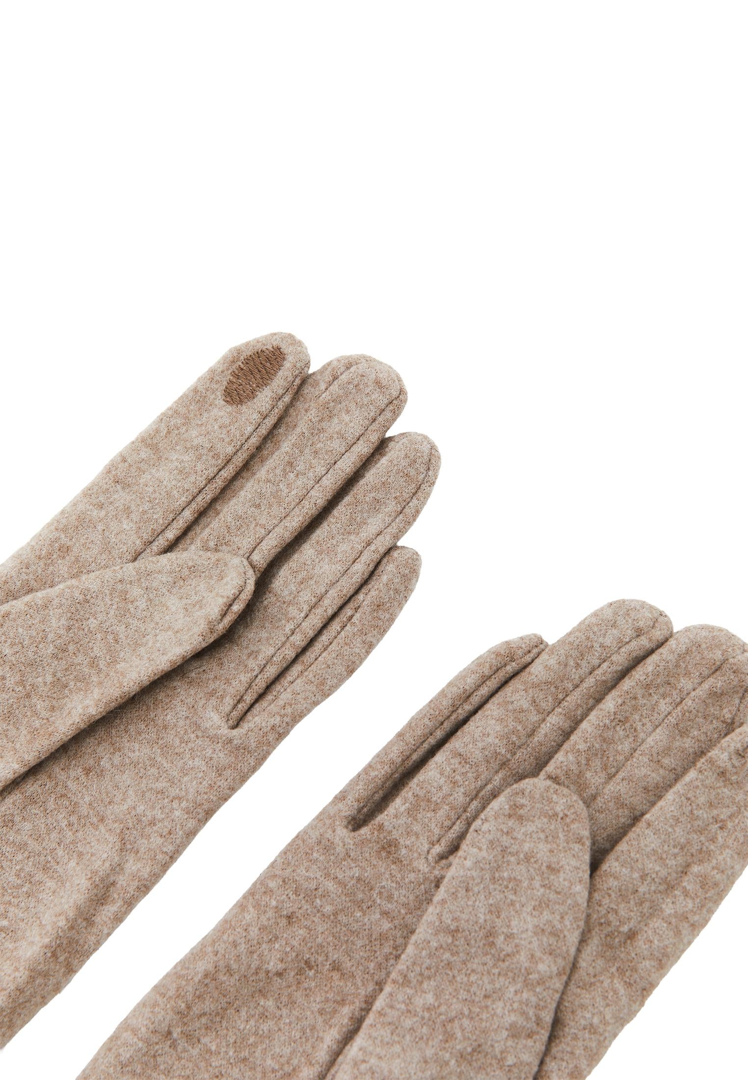 Winter Season Outfit Complementary Glove - SIMPLY TAUPE