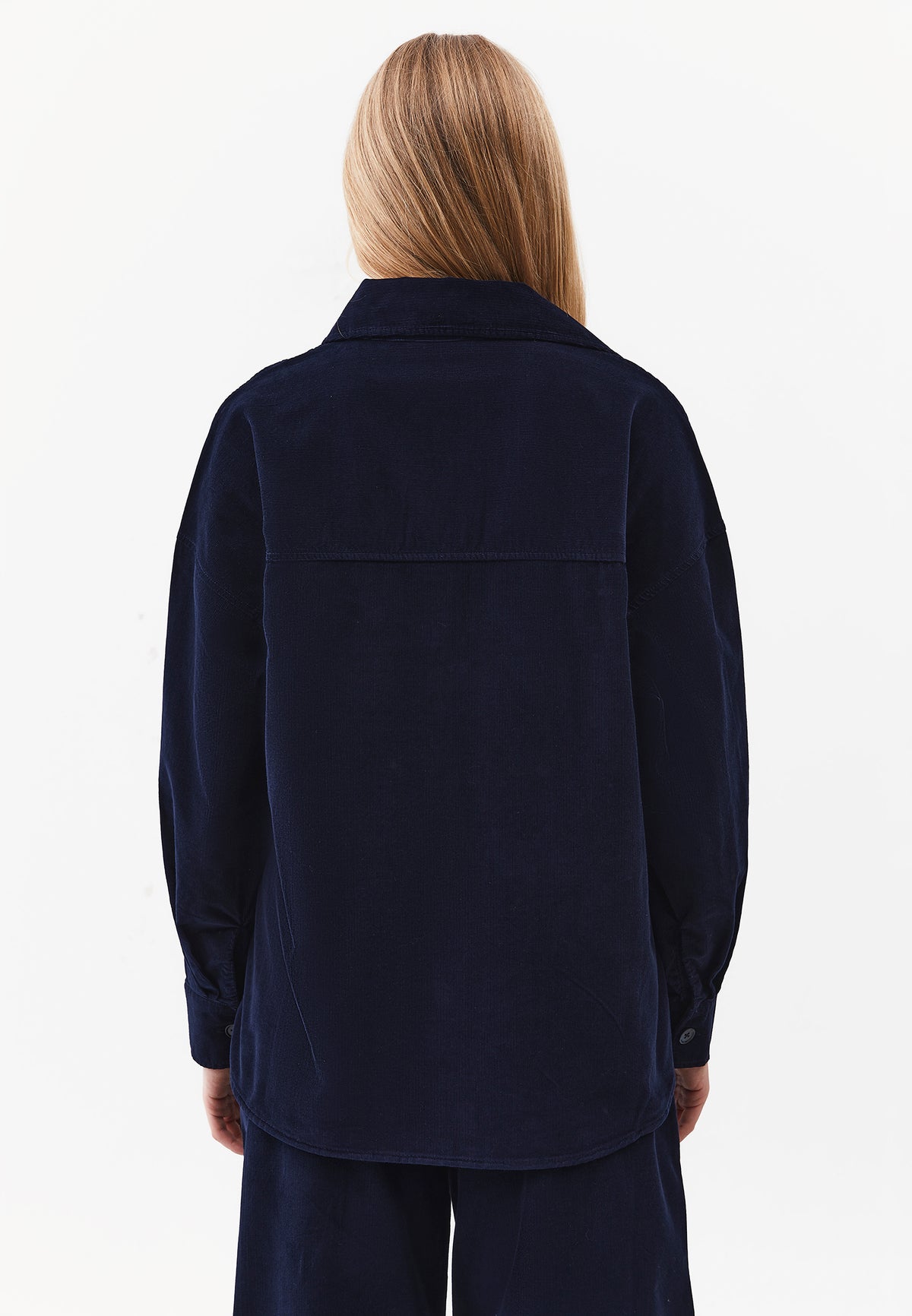 Oversize Buttoned Long Sleeve Shirt - SKY CAPTAIN