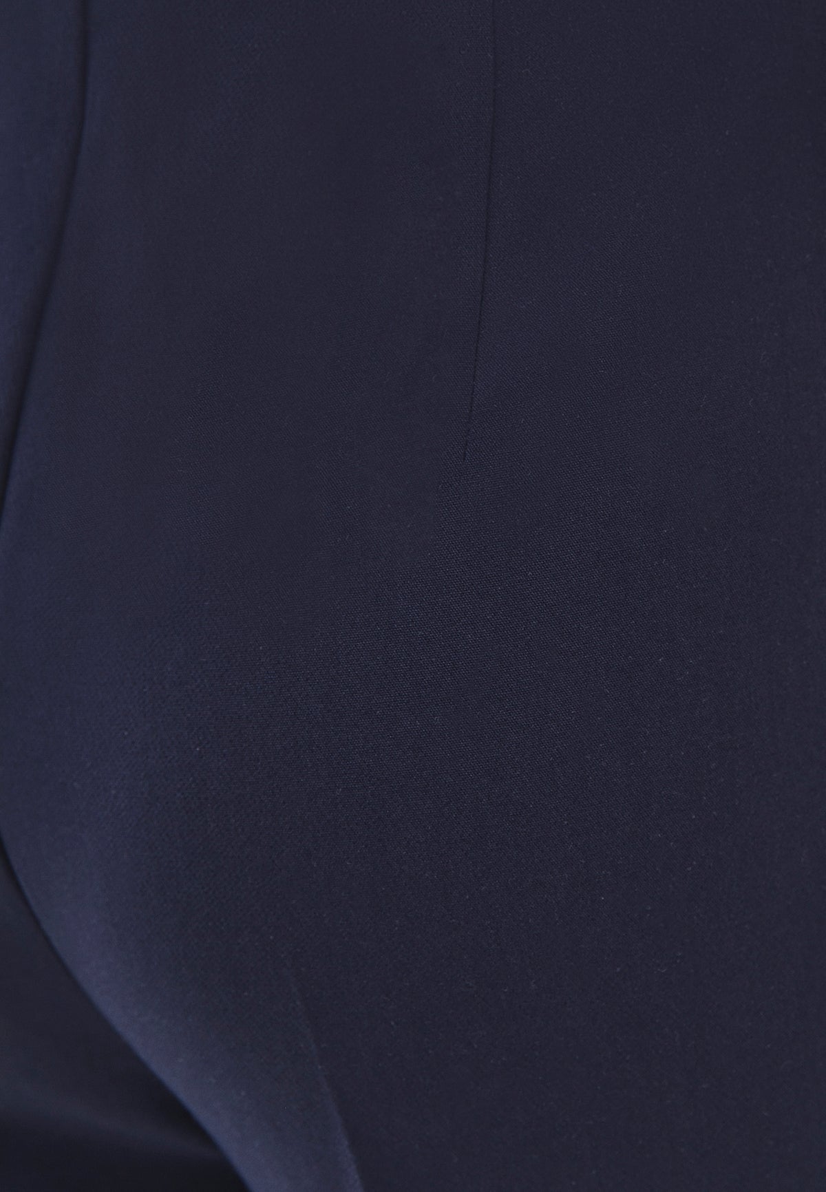 High Waist Straight Leg Slit Trousers - SKY CAPTAIN