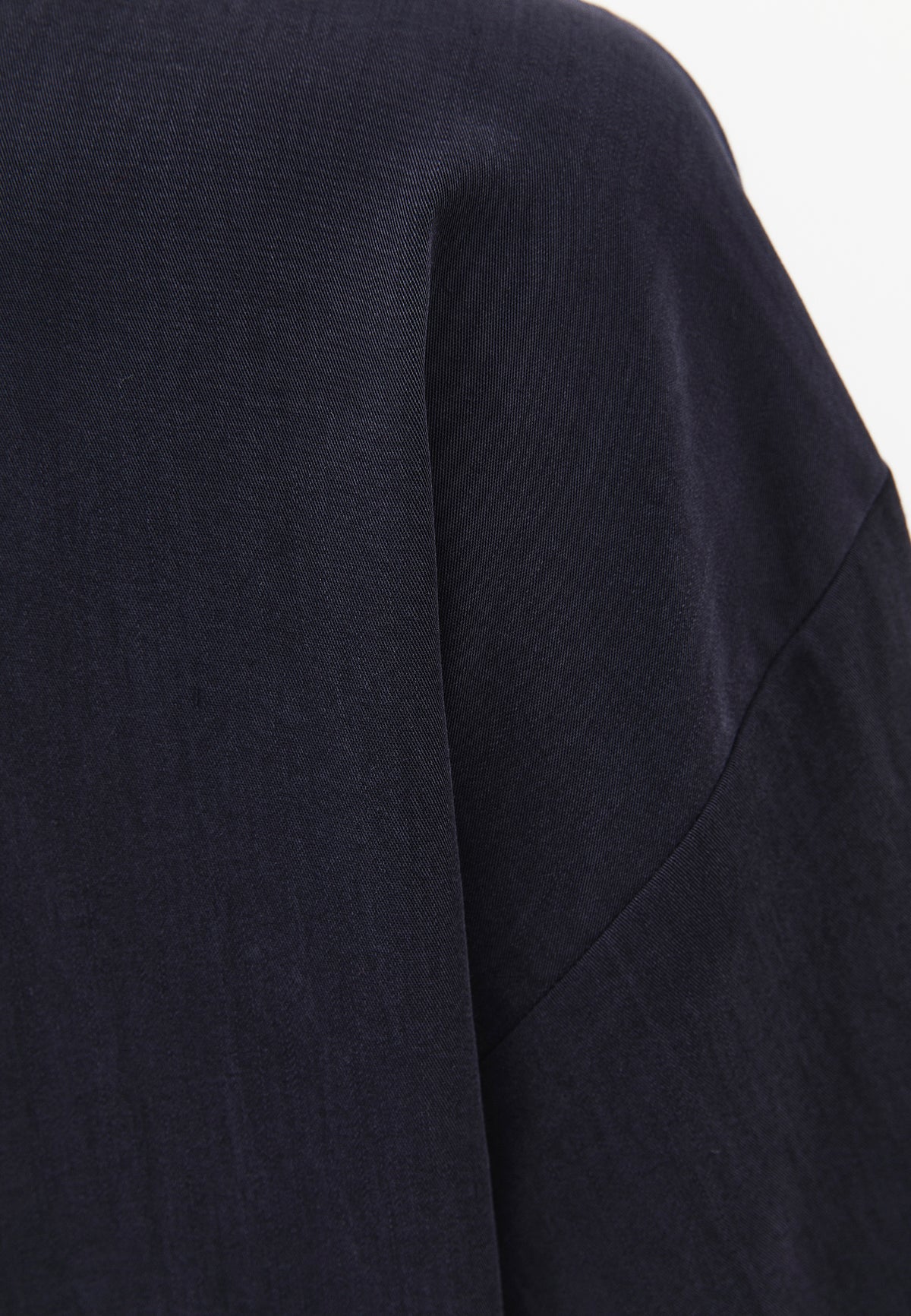 Checked Loose Shirt with High Collar - SKY CAPTAIN