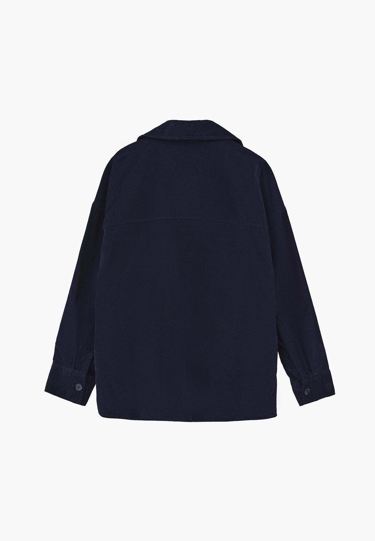 Oversize Buttoned Long Sleeve Shirt - SKY CAPTAIN