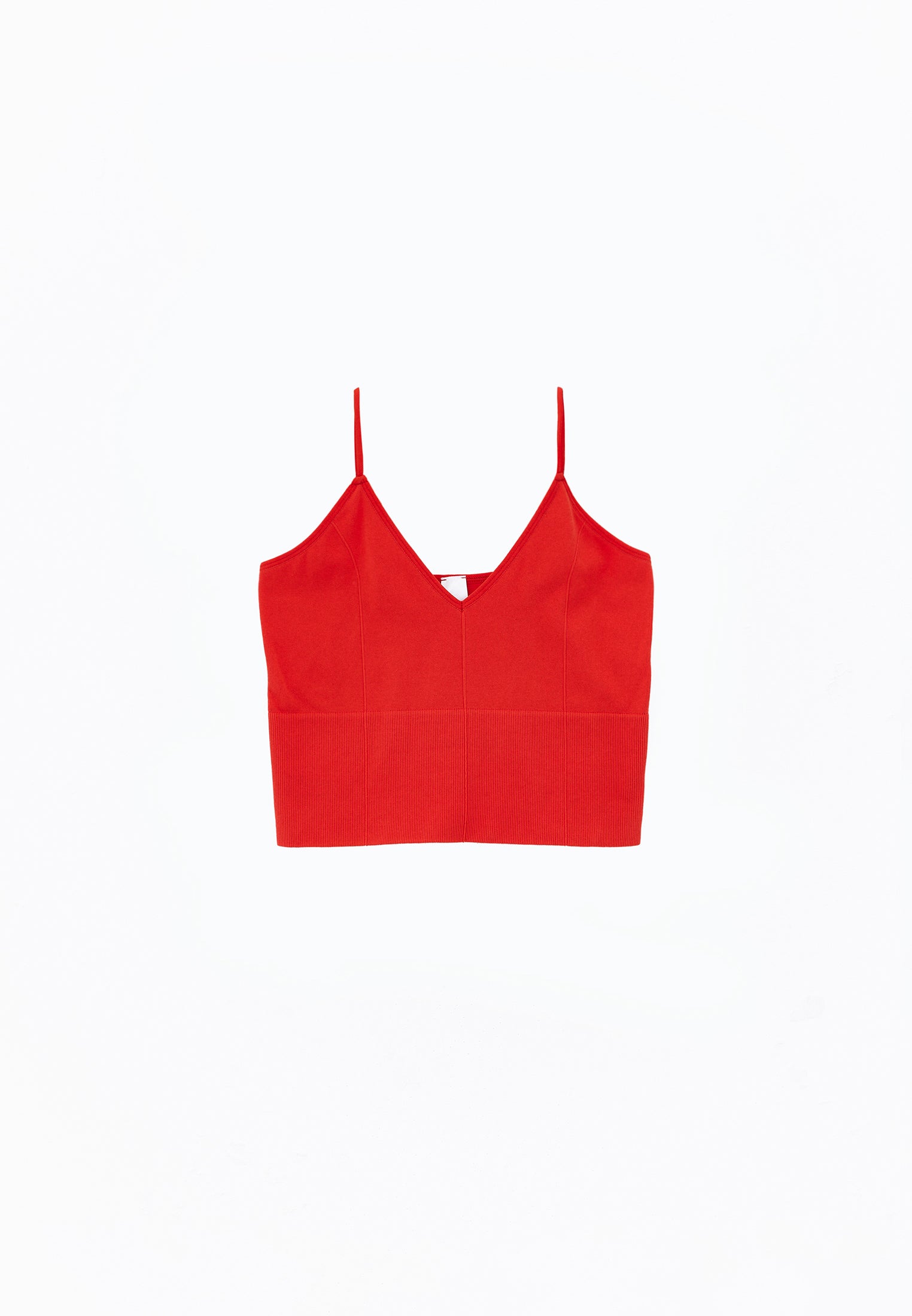 V Neck Tank Top - SPICY ORANGE