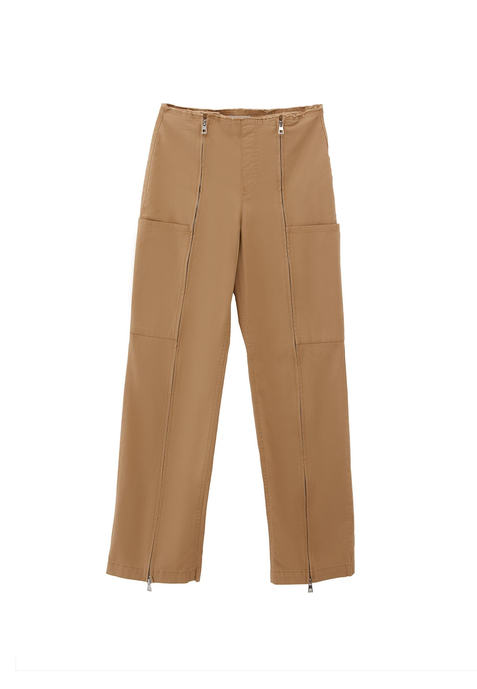 Straight Leg High Waist Trousers - STARFISH
