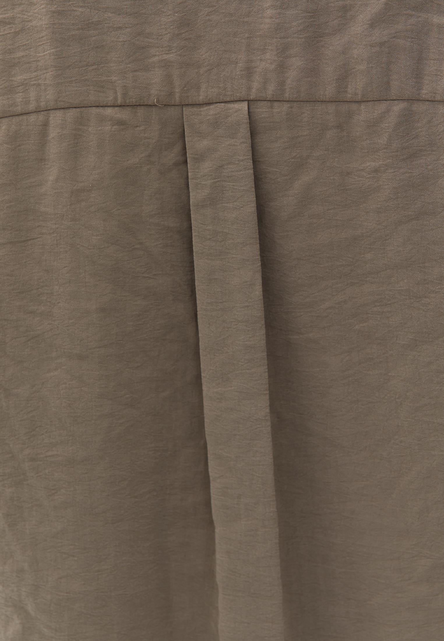 Buttoned Oversize Shirt - STONE GRAY