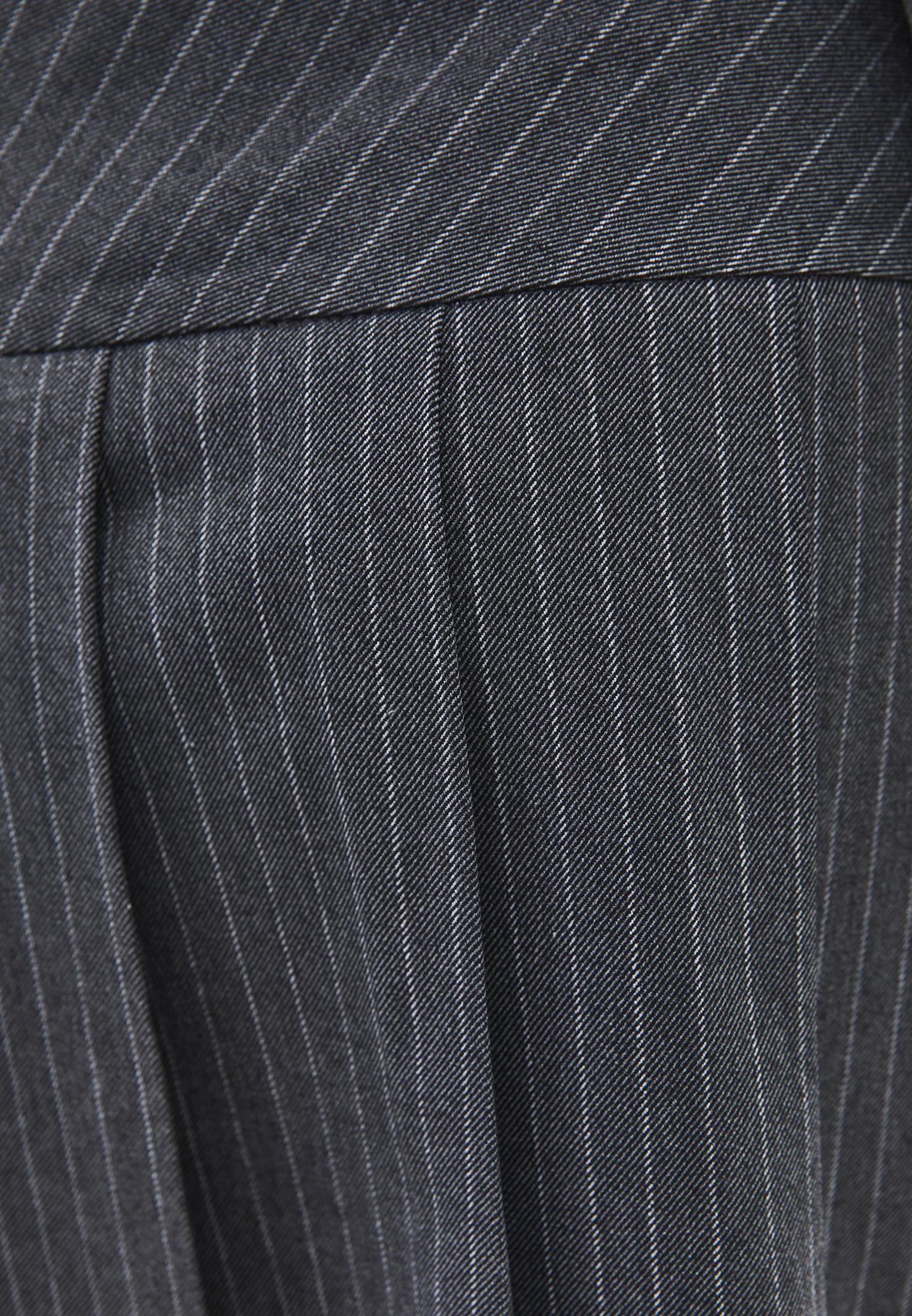 Flared Skirt With Button Detail - STRIPE COMB