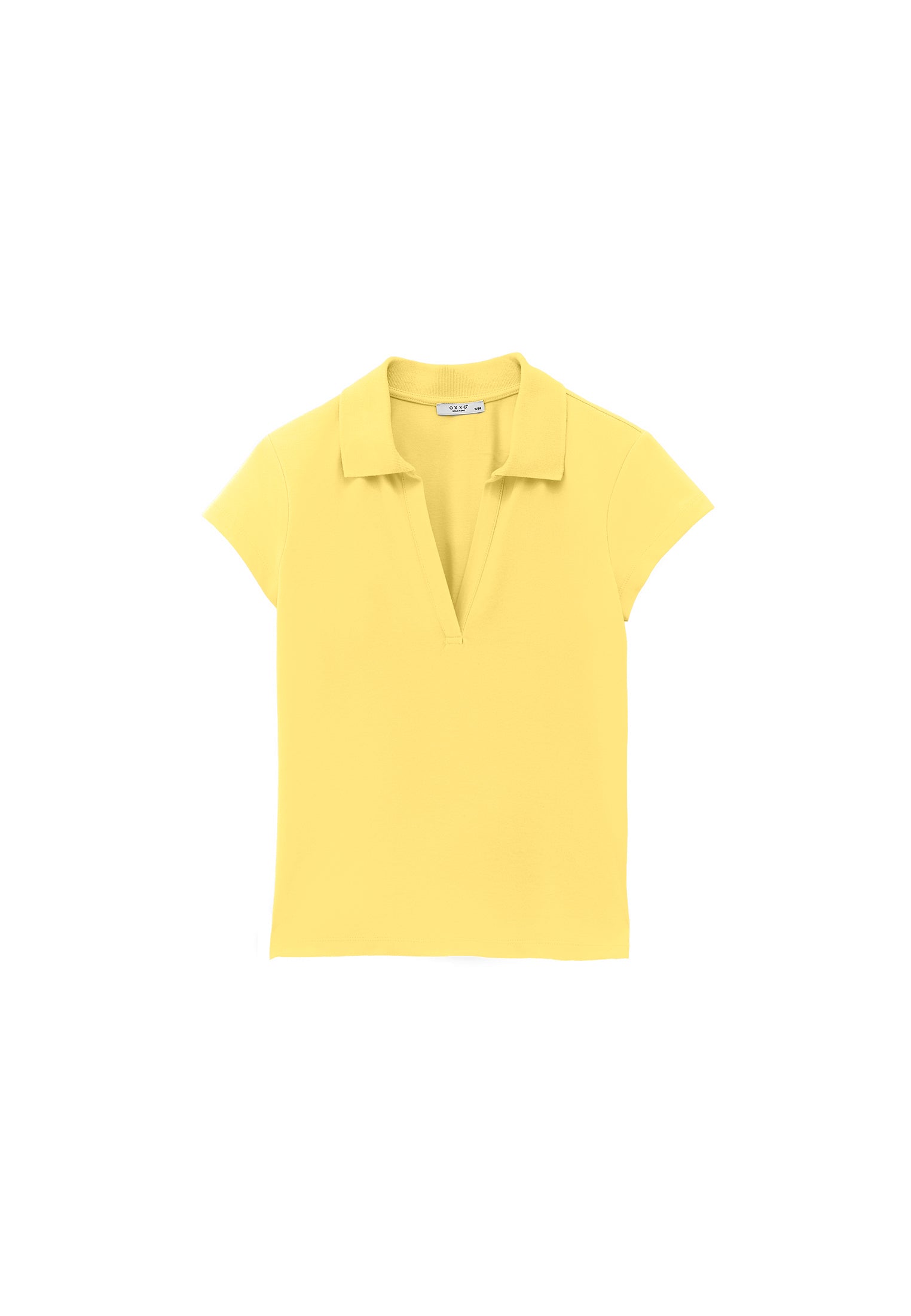 Polo Collar T-Shirt - SUNSHINE