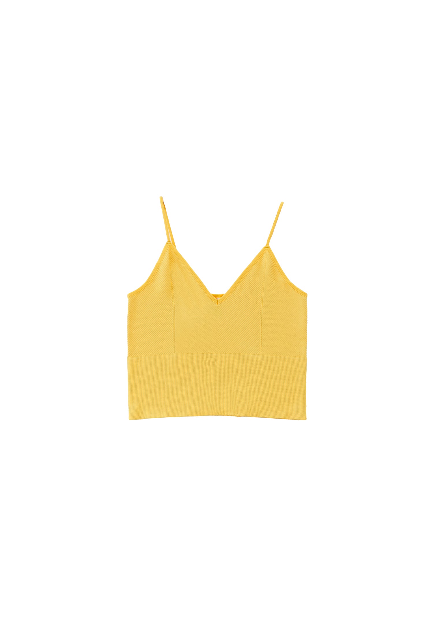 Jacquard Patterned V Neck Tank Top - SUNSTRUCK