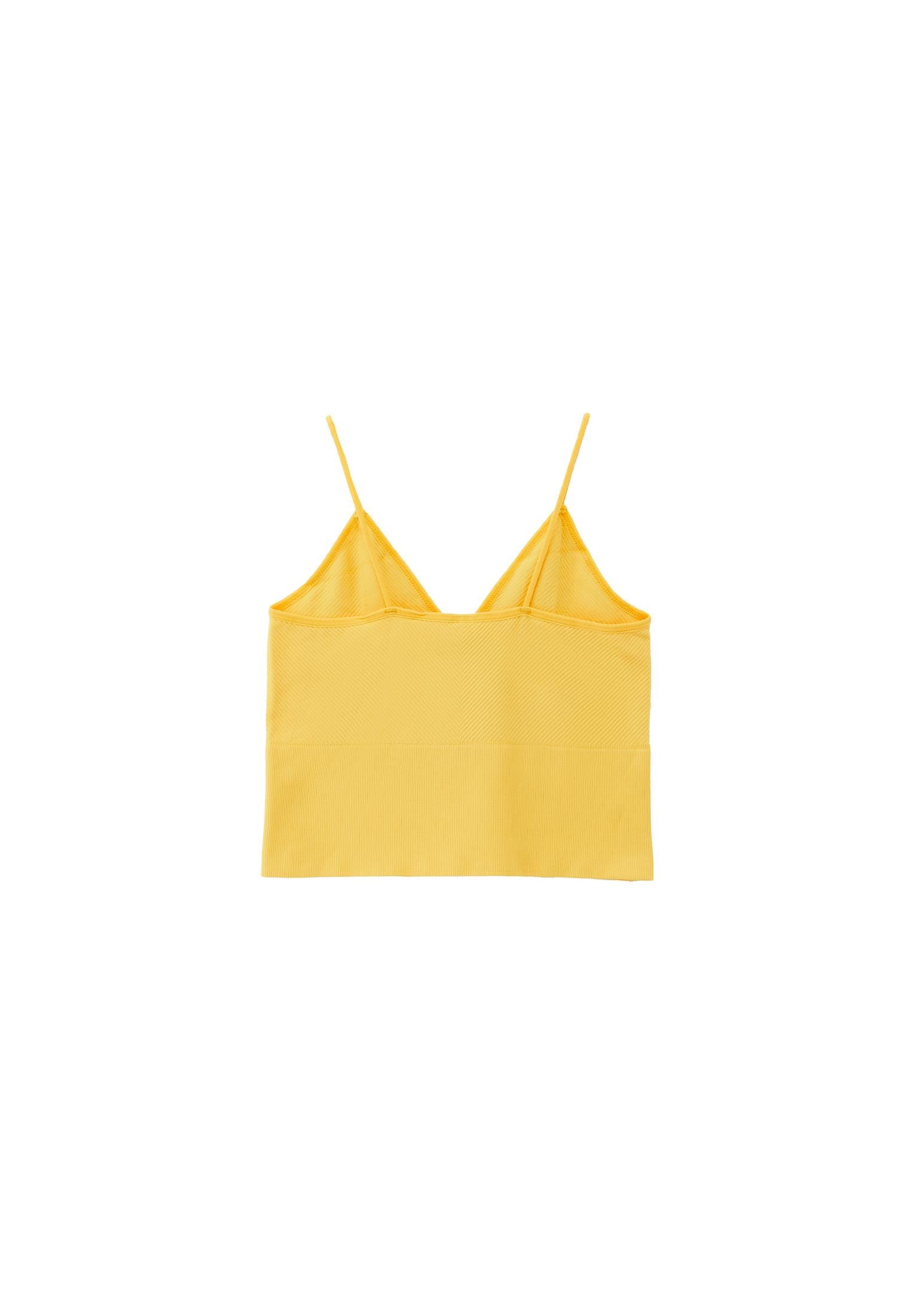 Jacquard Patterned V Neck Tank Top - SUNSTRUCK