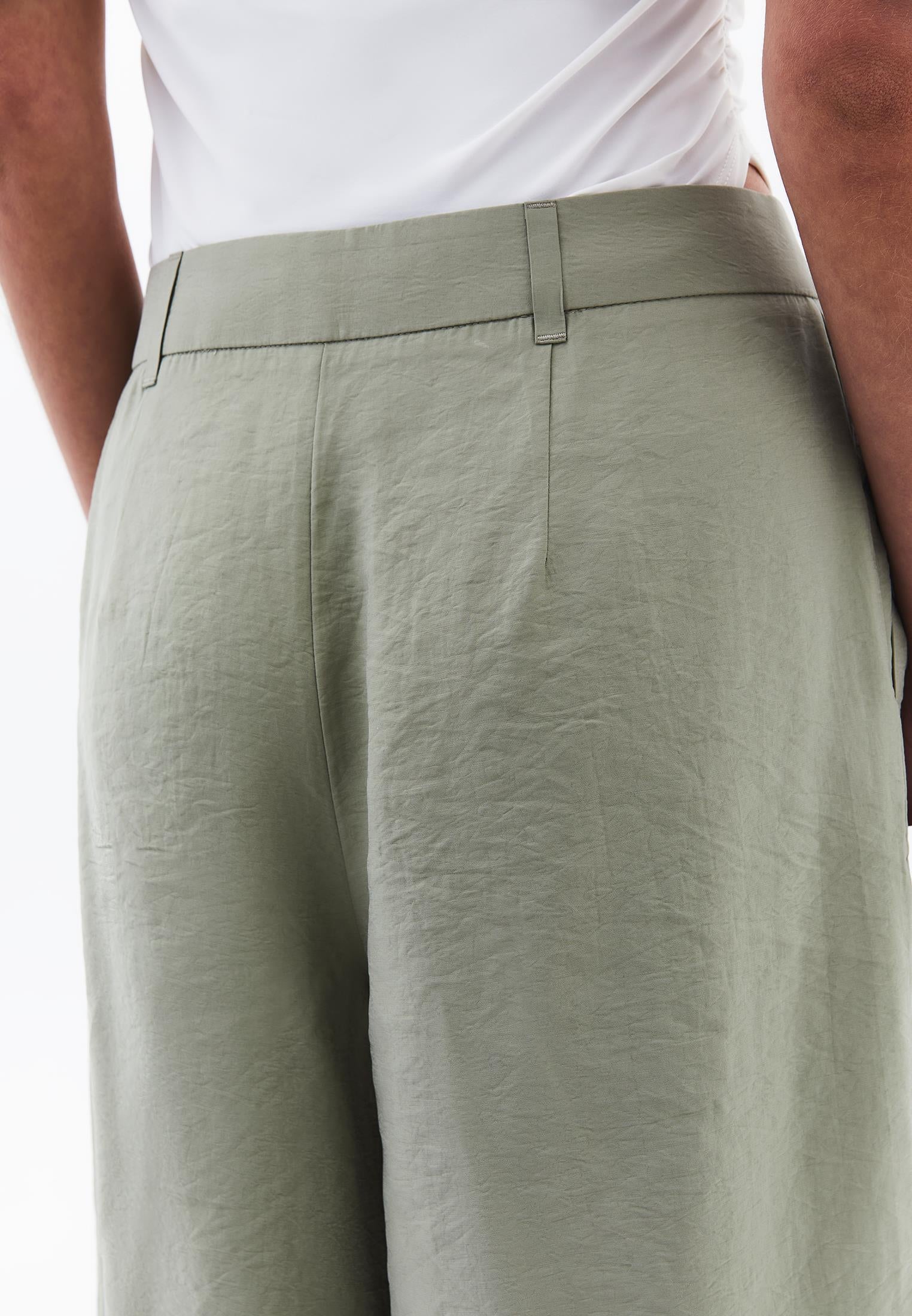 Cropped Culotte Trousers - TEA