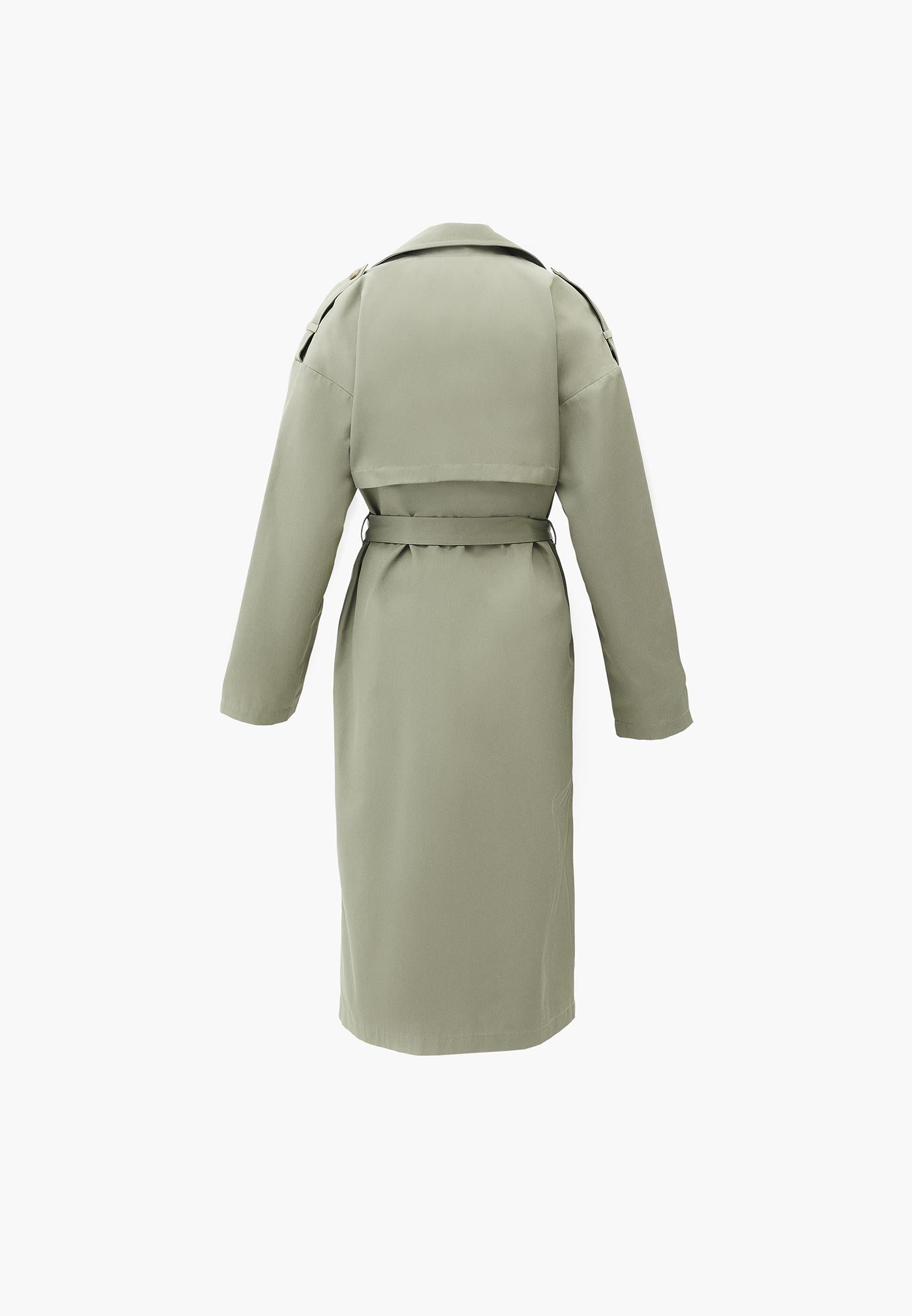 Buttoned Trenchcoat - TEA
