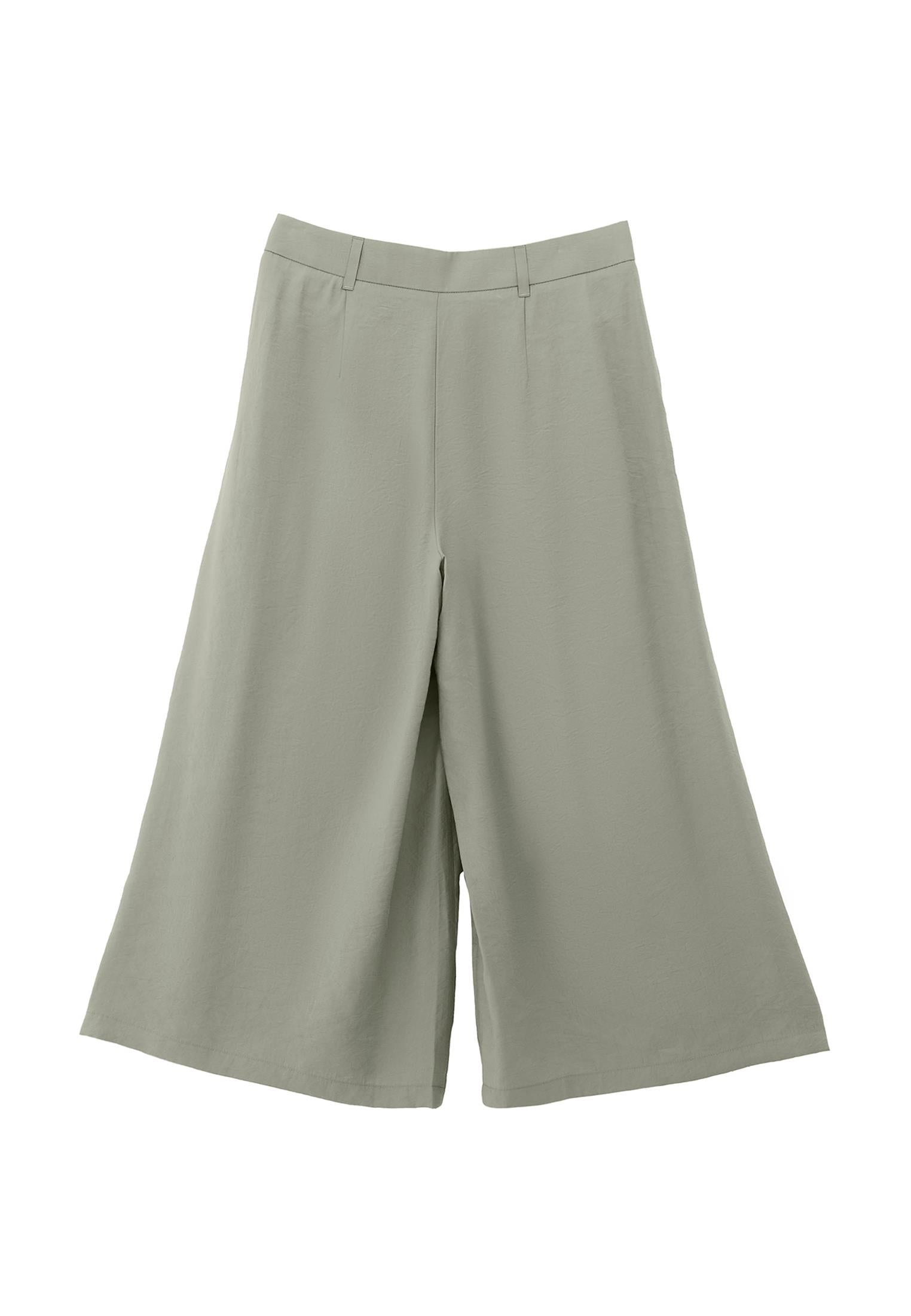 Cropped Culotte Trousers - TEA