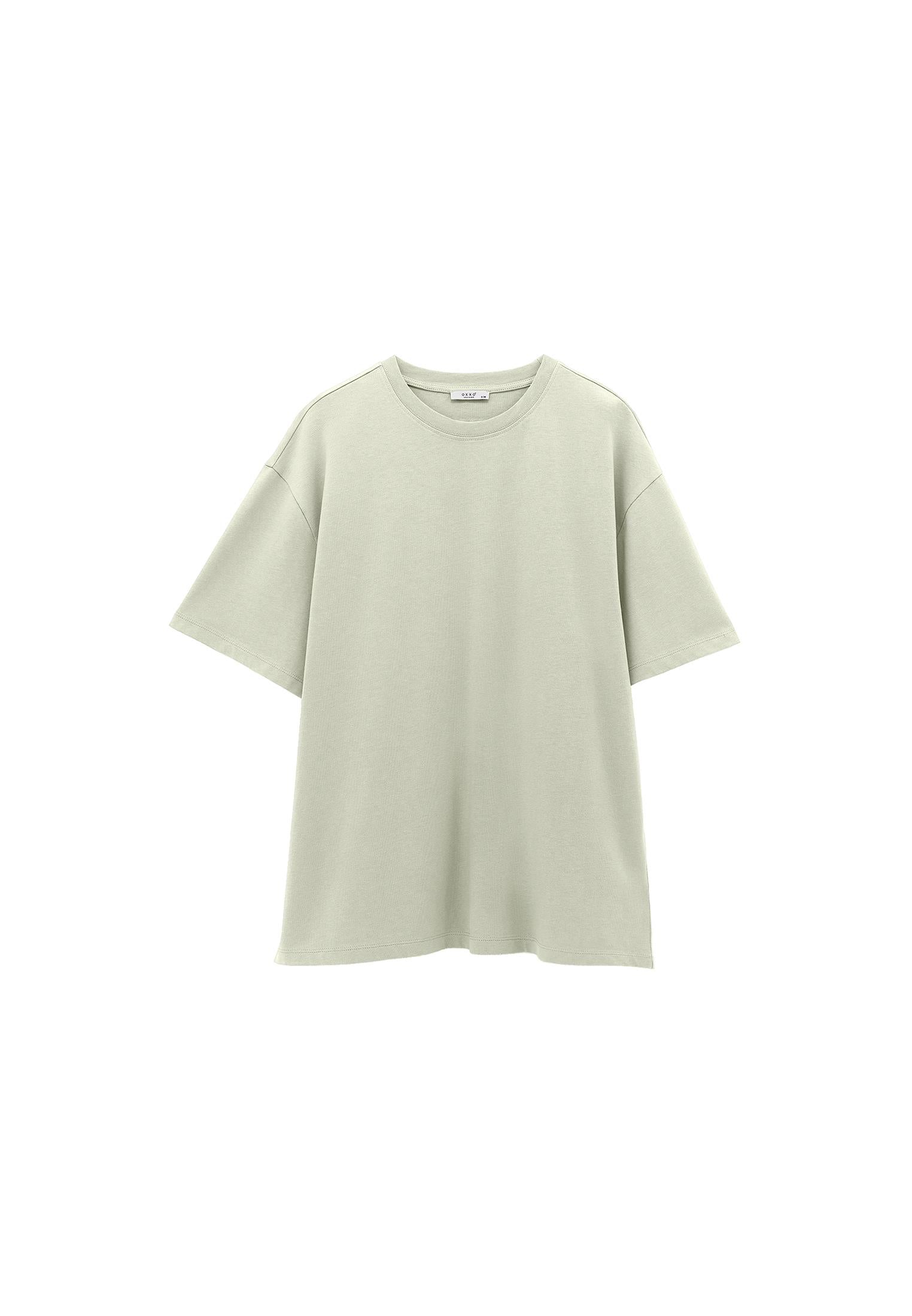Boyfriend Crew Neck T-Shirt - TEA