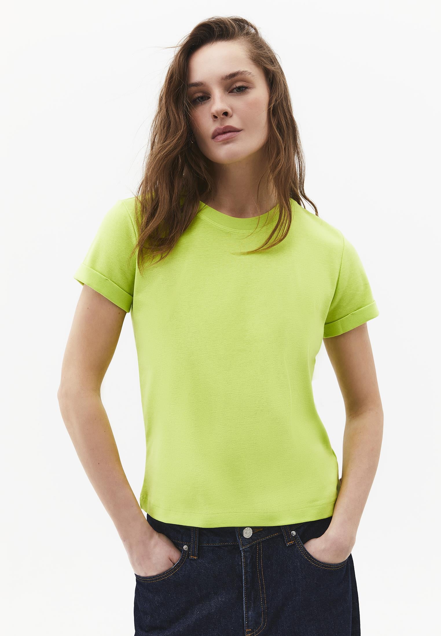 Crew Neck Short Sleeve T-Shirt - TENDER SHOOTS