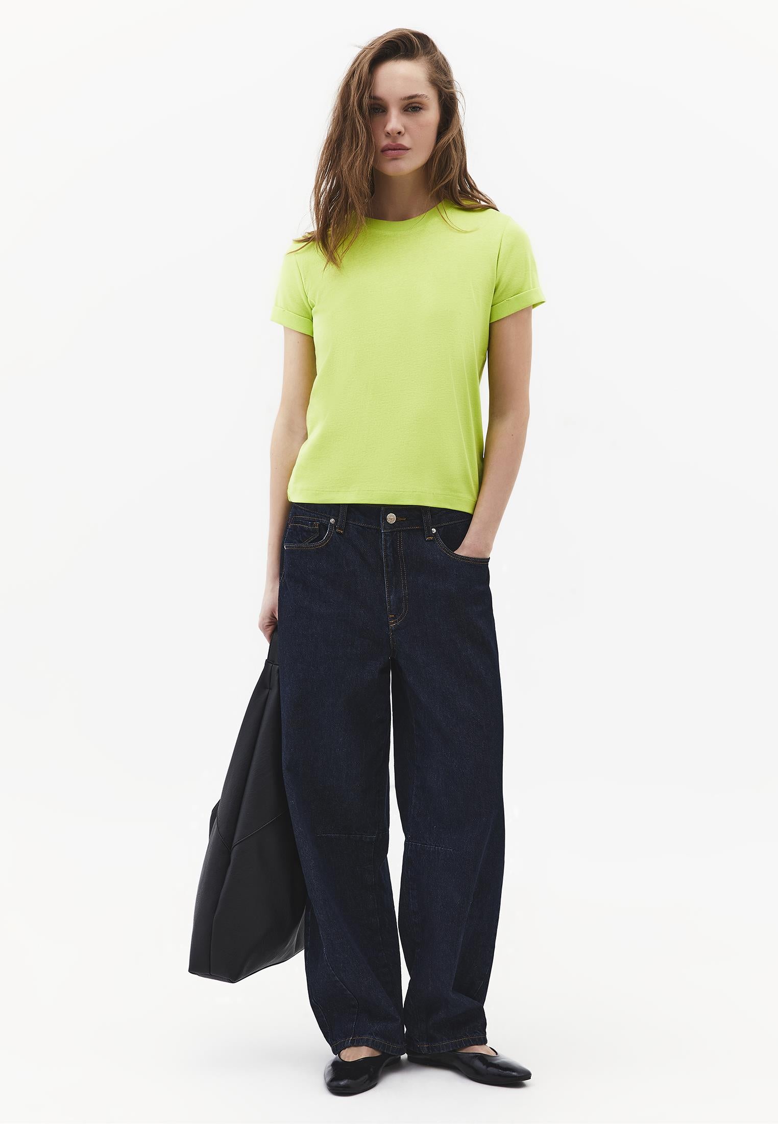 Crew Neck Short Sleeve T-Shirt - TENDER SHOOTS