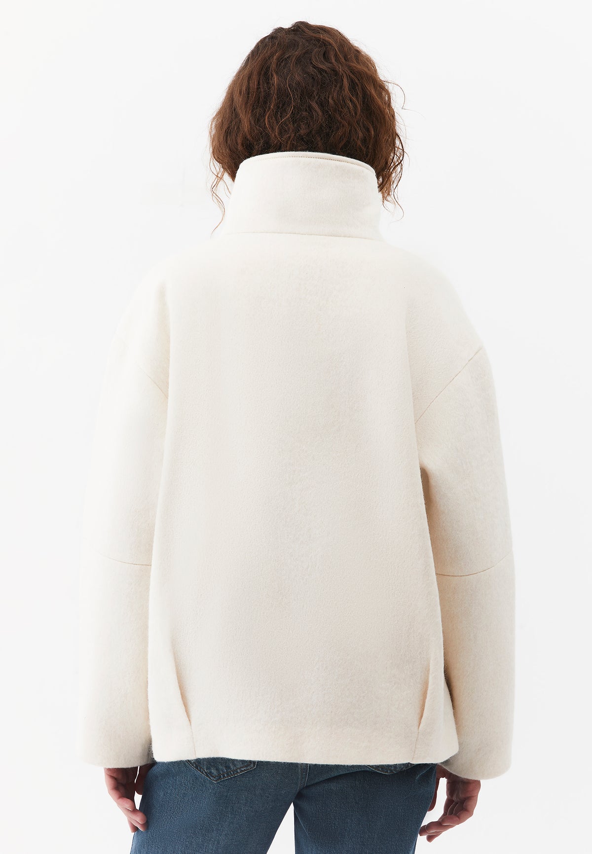 Standard Length Pleated Coat - TURTLEDOVE