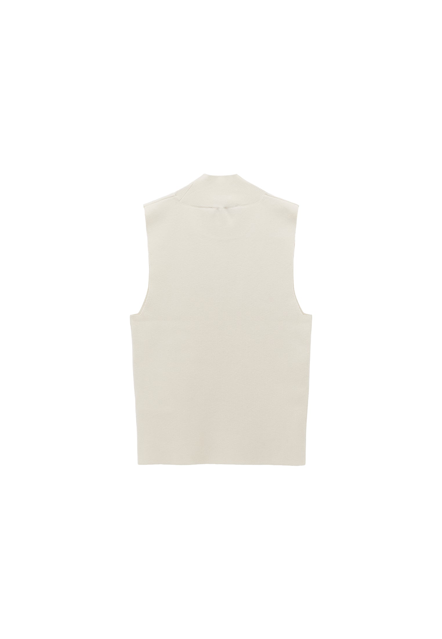 High Neck Tank Top - TURTLEDOVE