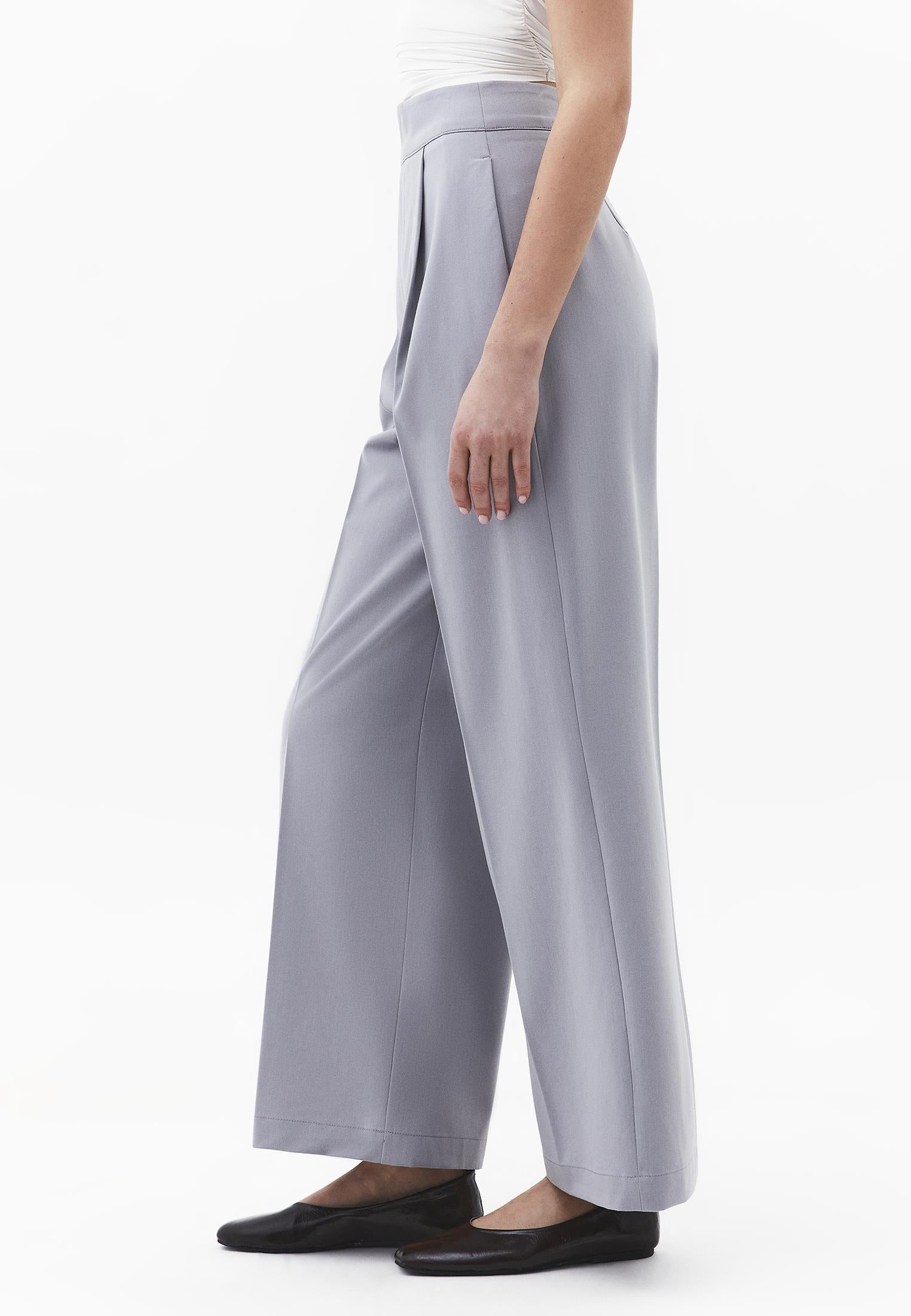 Ultra High Waist Straight Pants - ULTIMATE GRAY