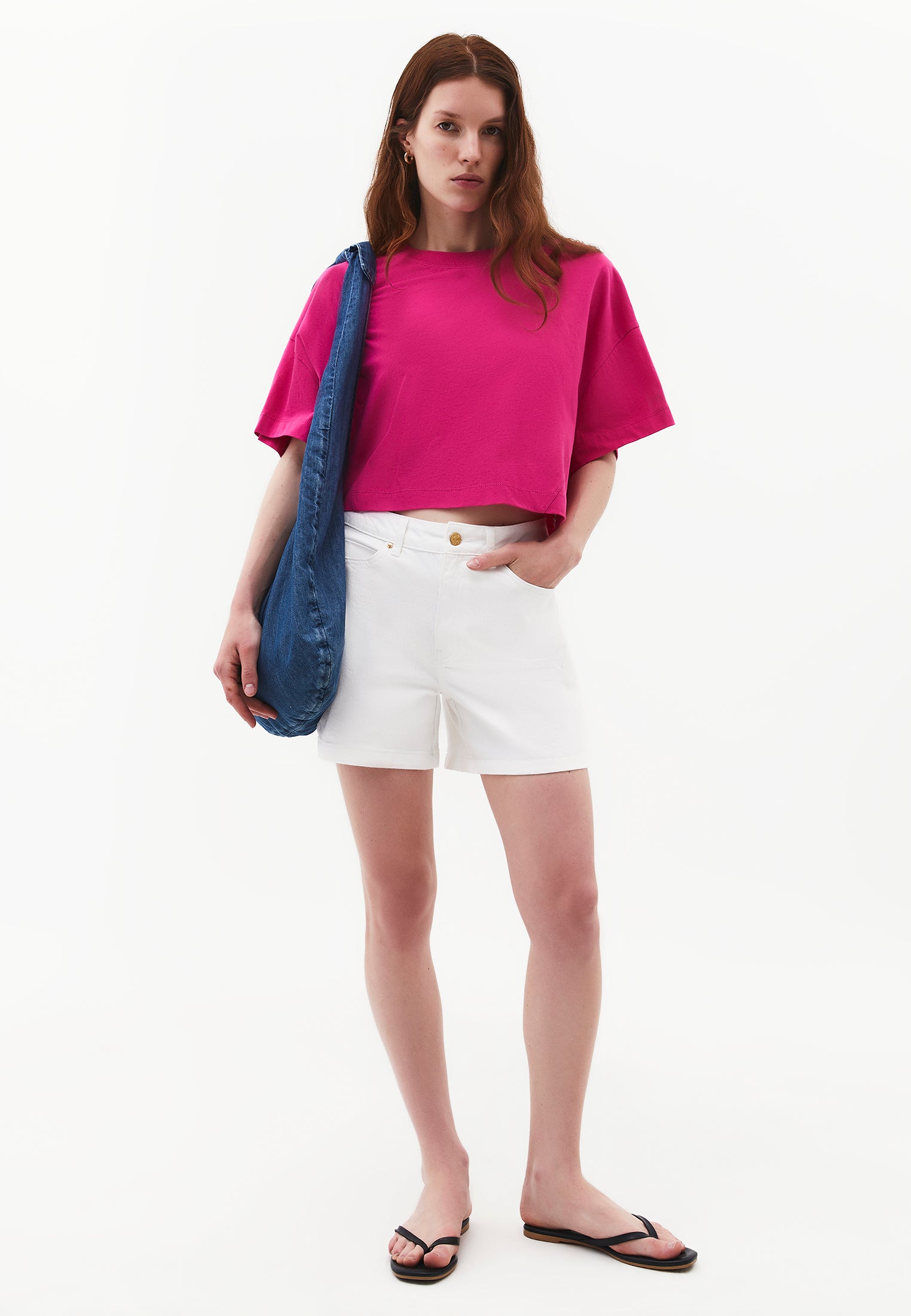 Oversize Short T-Shirt - VERY BERRY