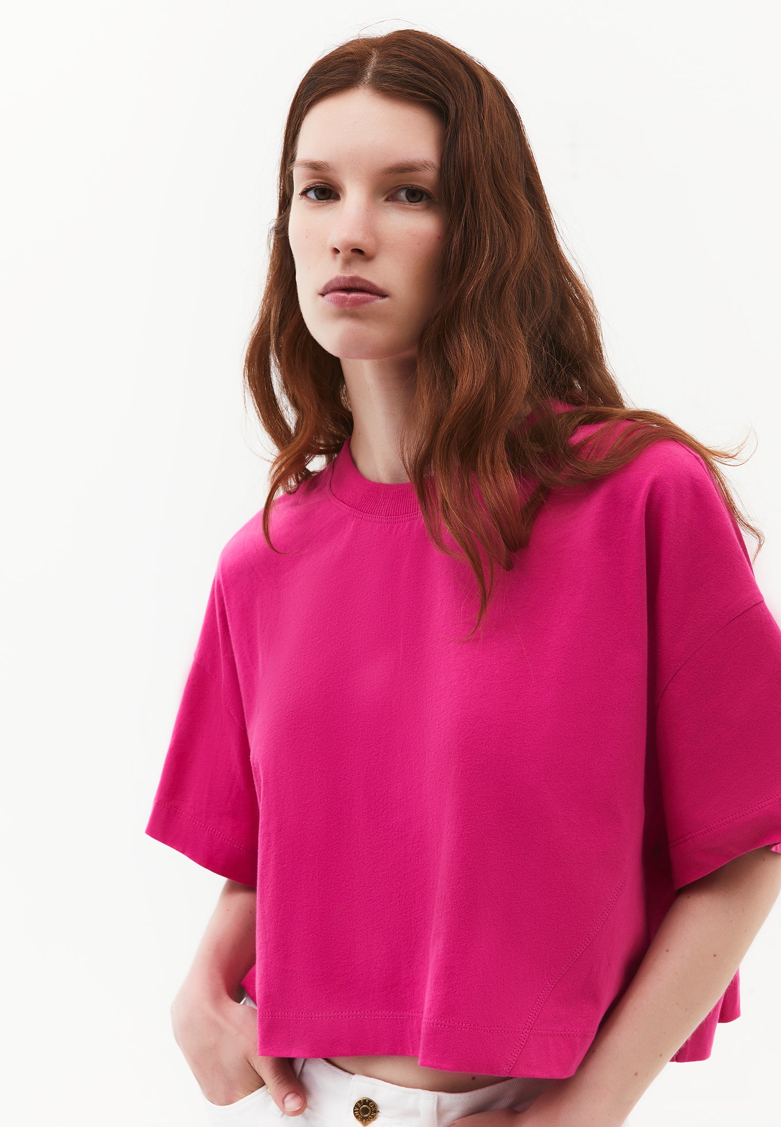 Oversize Short T-Shirt - VERY BERRY