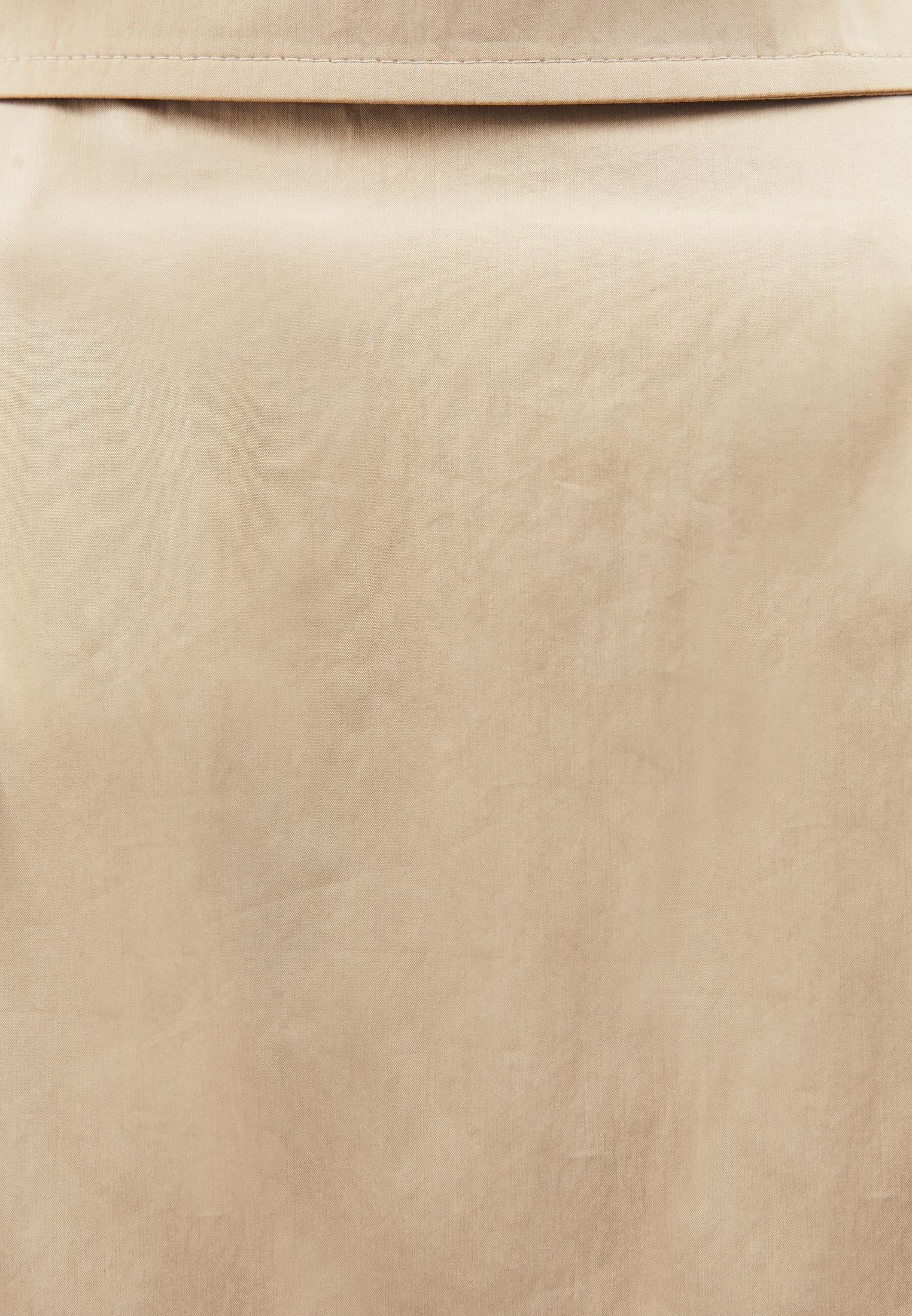 Standard Pleated Shirt With Closed Fit - WARM SAND