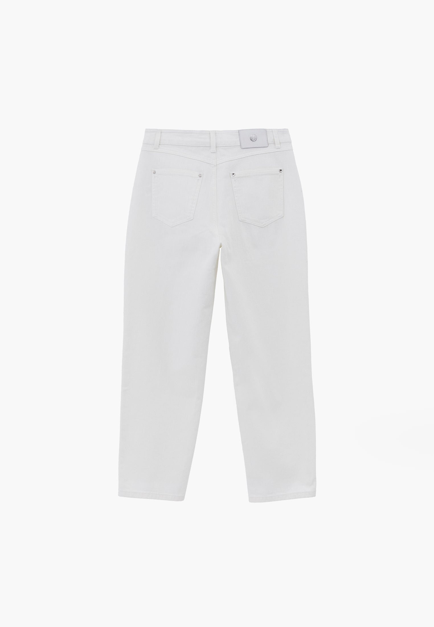 Ultra High Waist Mom Jeans - WHITE DENIM